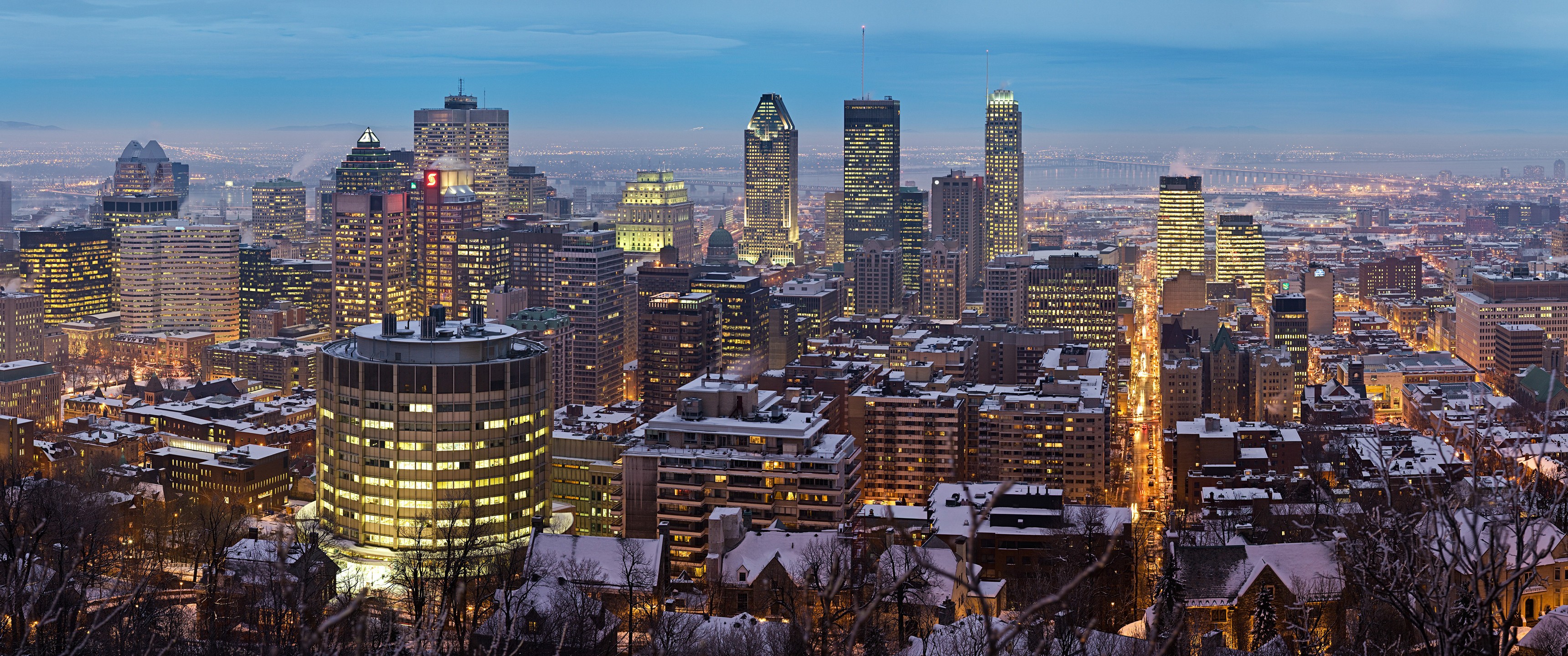 Montreal, City, Cityscape, Winter Wallpaper HD / Desktop and Mobile Background