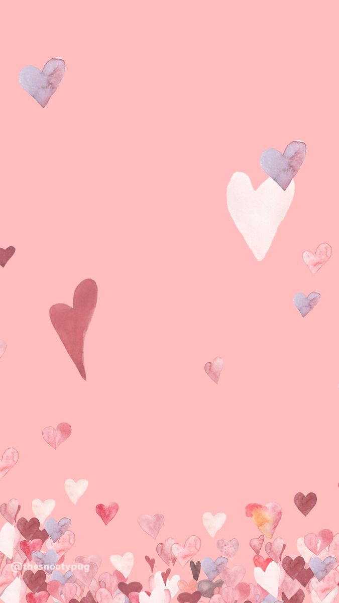 Trendy heart Valentine's Day wallpaper. Valentines wallpaper iphone, Abstract iphone wallpaper, Valentines wallpaper