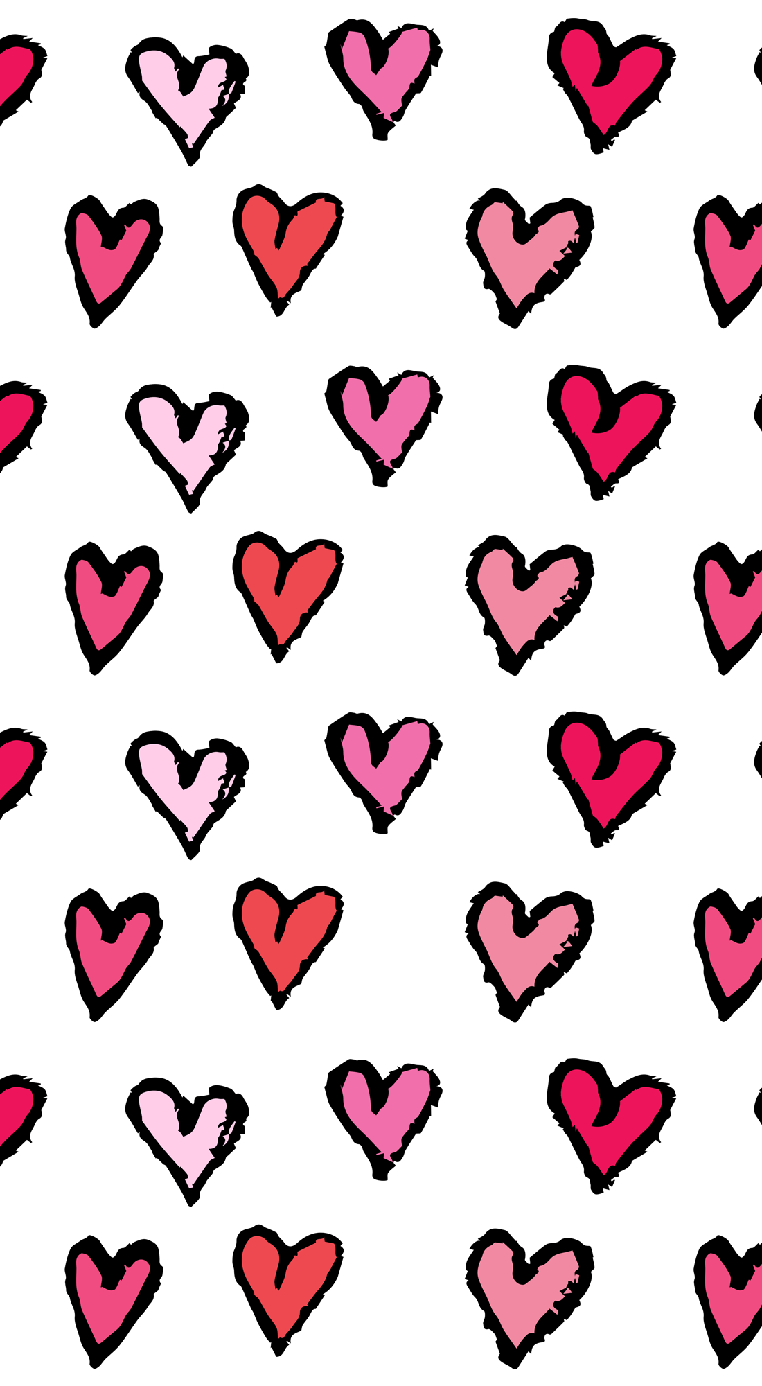 Cute Heart iPhone Wallpaper