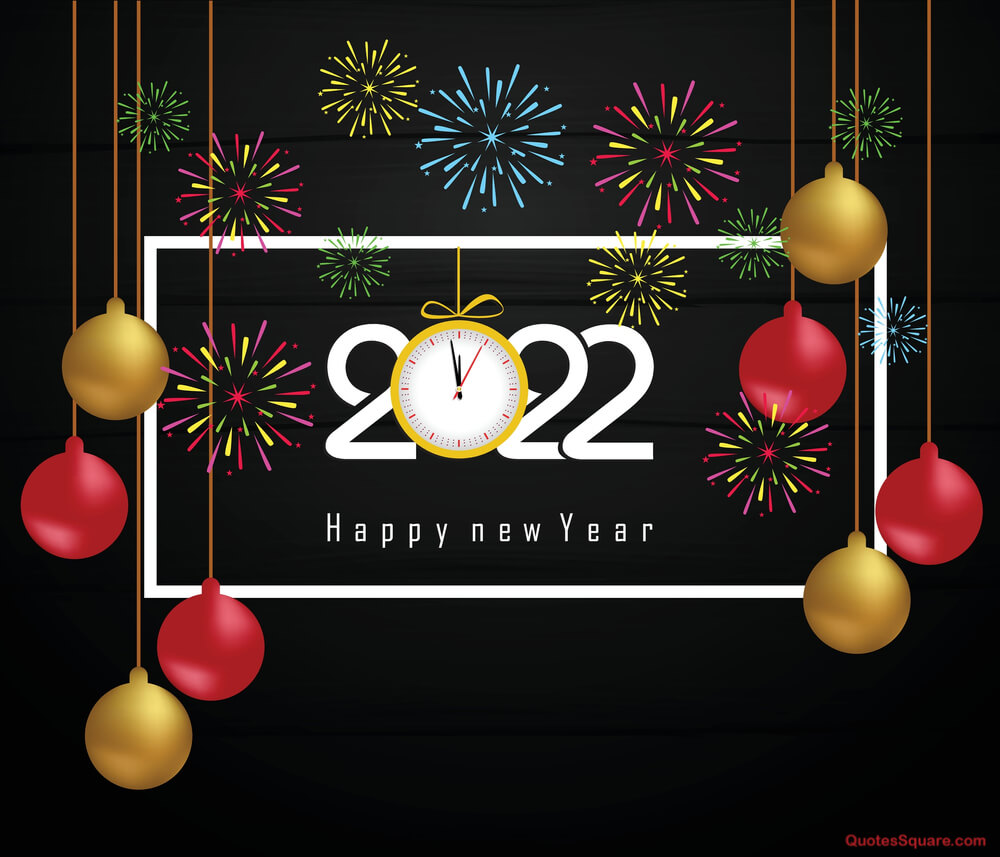 Happy new year 2022 background