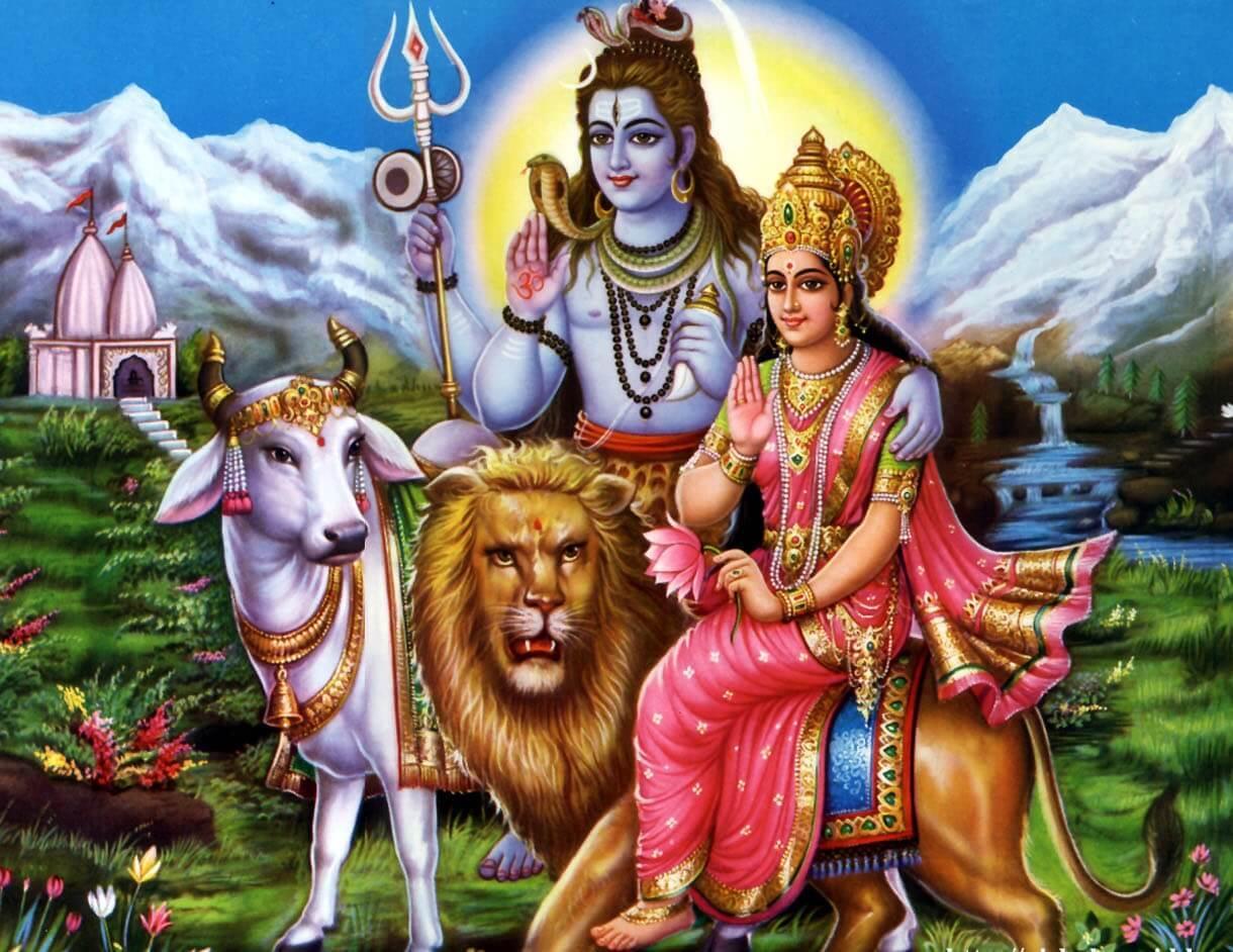 Lord Shiva Parvati Wallpaper for Android