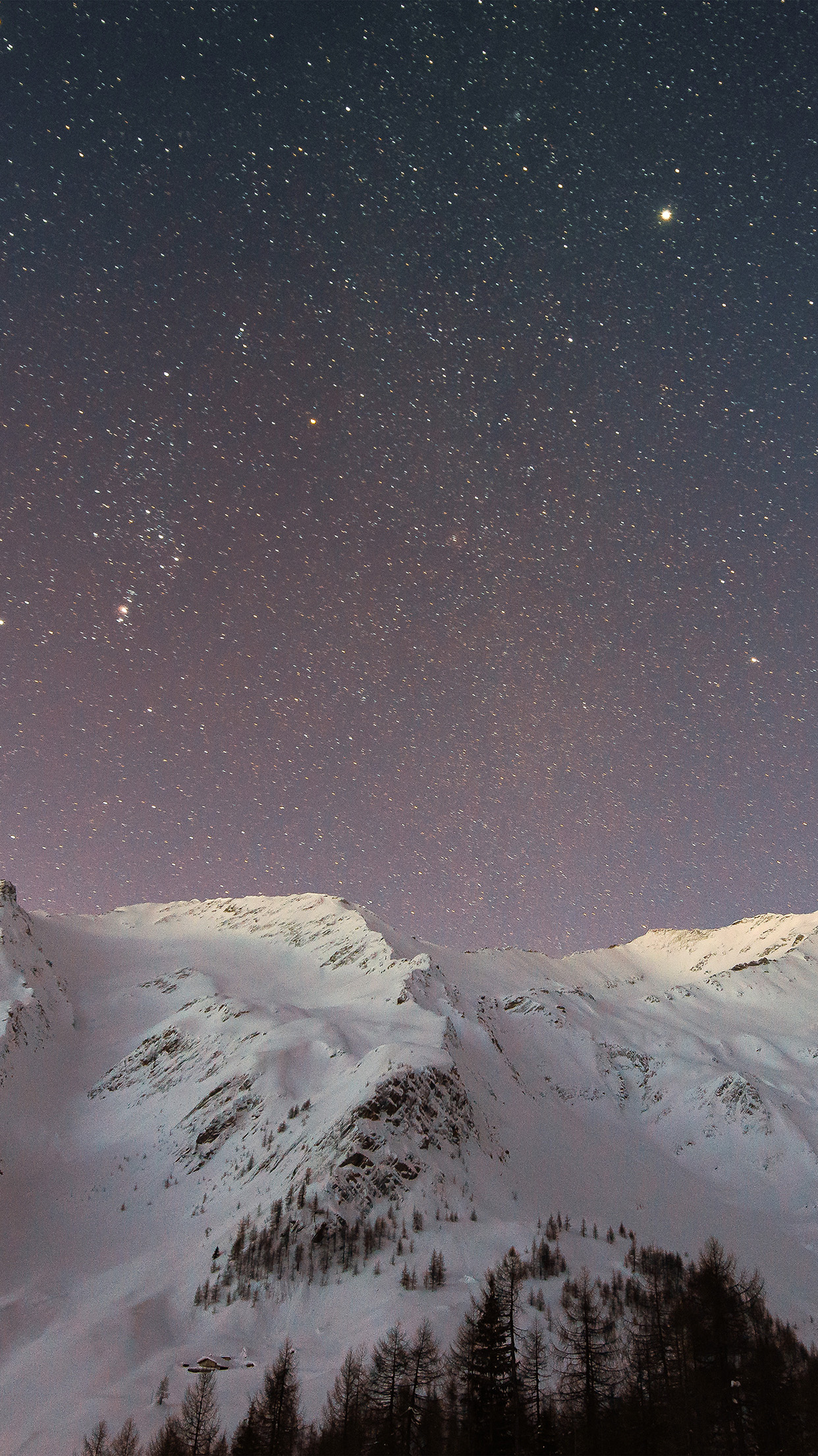 iPhone X wallpaper. mountain white winter nature