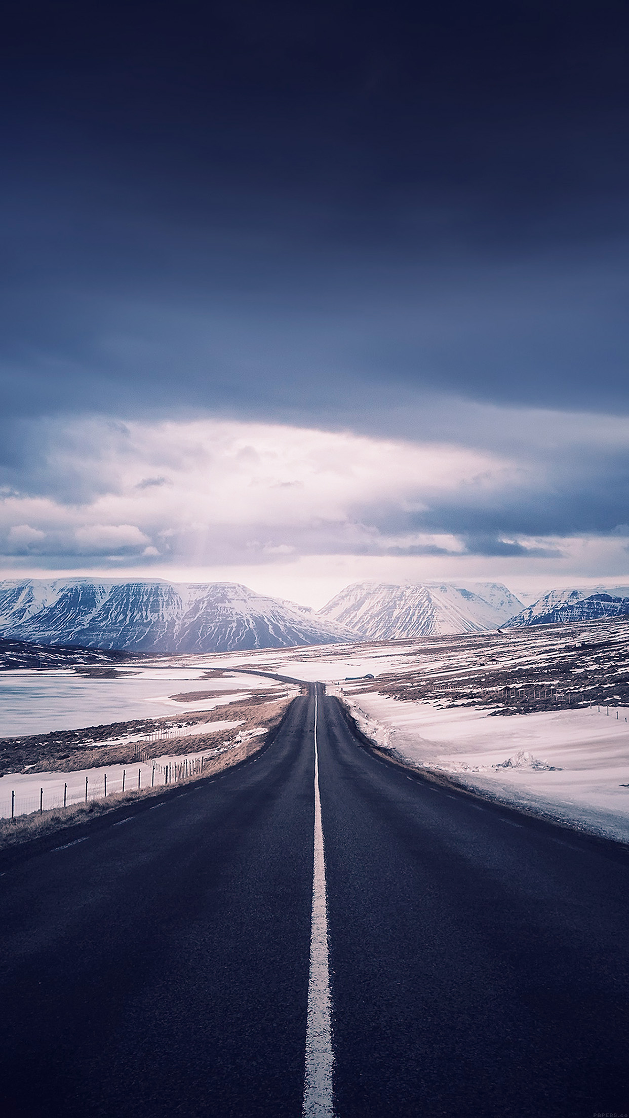 Road To Heaven Snow Mountain Nature Winter Android 8 Plus Wallpaper Winter HD Wallpaper