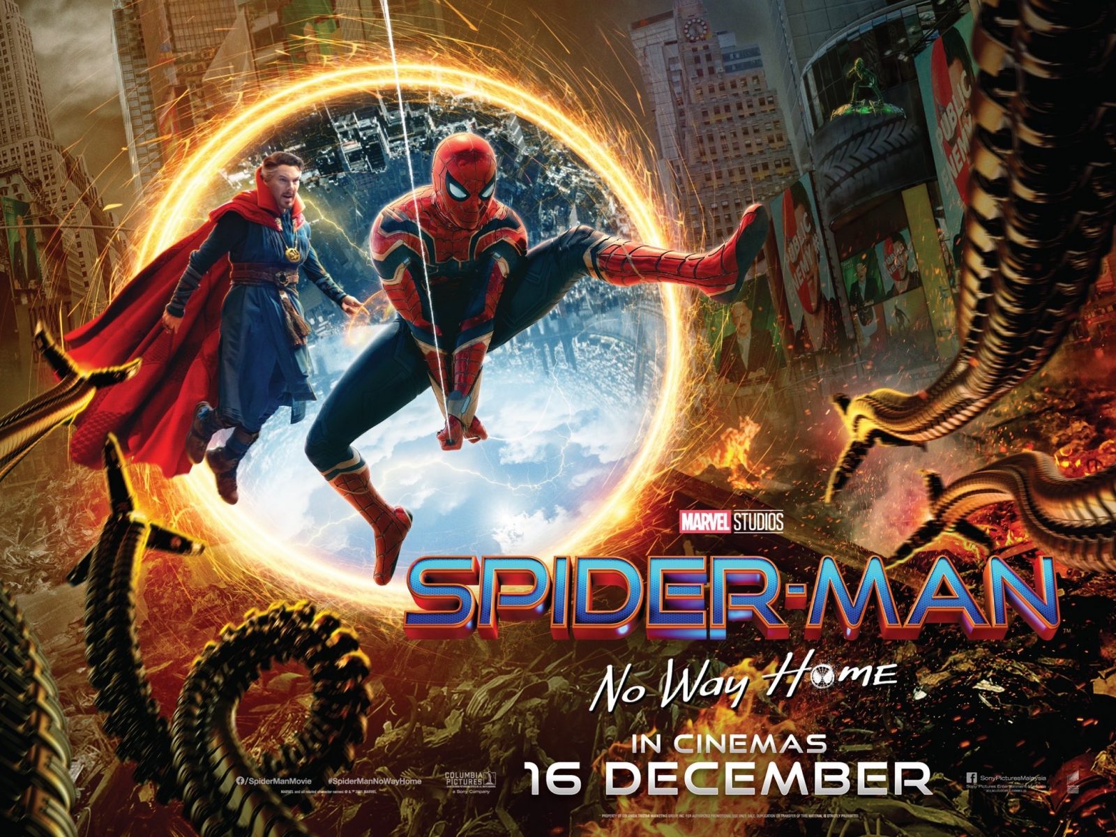 New Posters And TV Spots For Spider Man: No Way Home