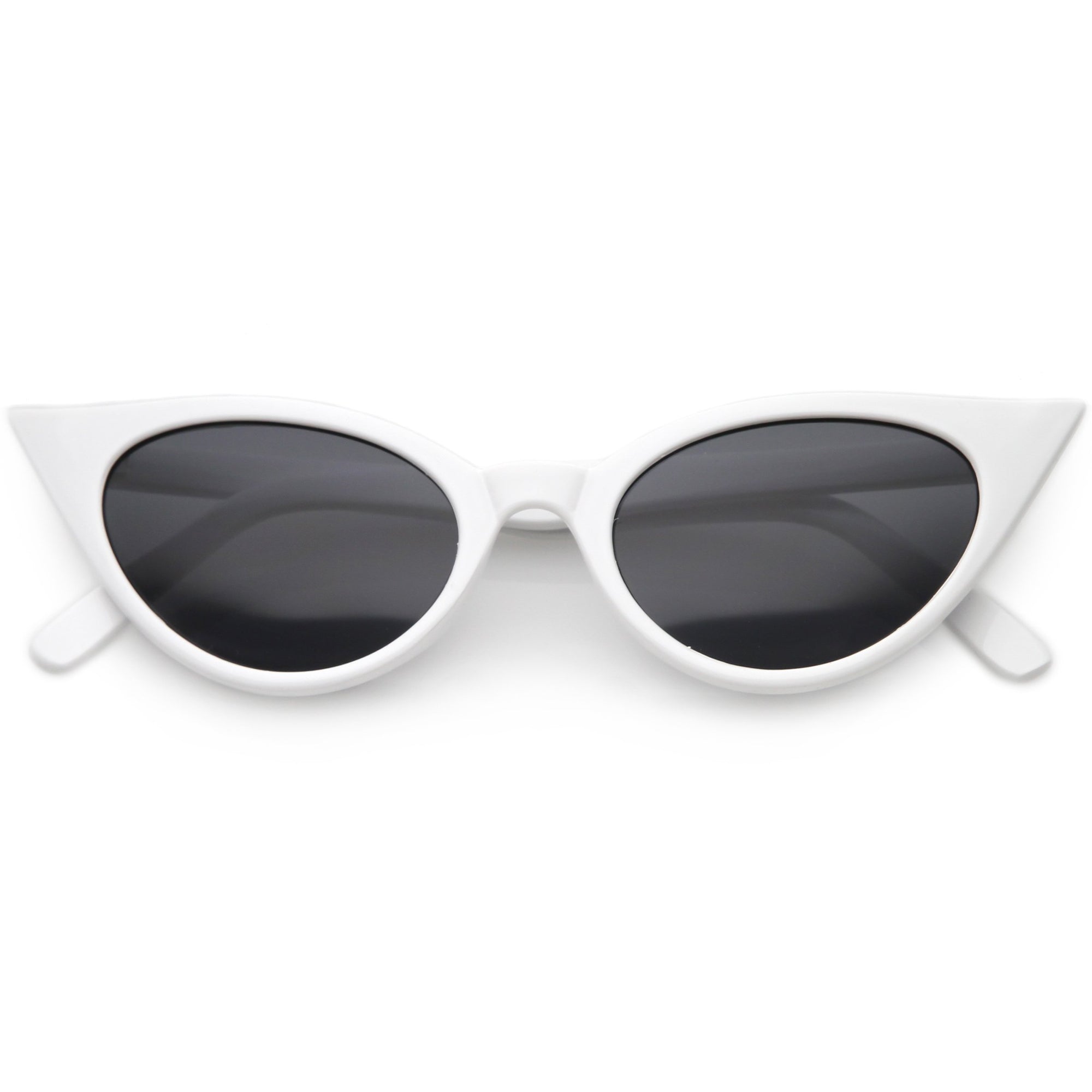 Women's Indie Fashion Round Metal Cat Eye Sunglasses
