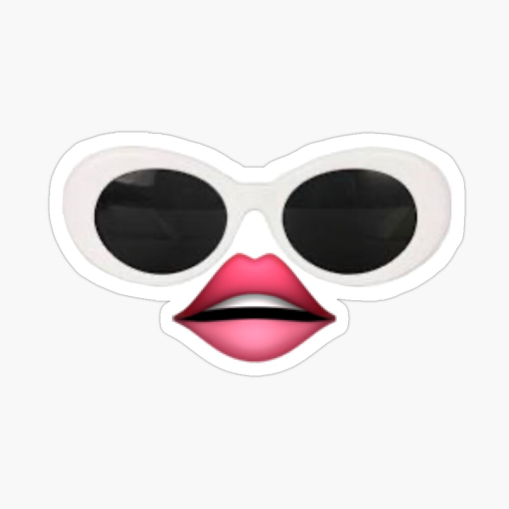 Clout Goggles And Lips Poster By Aloha Designs