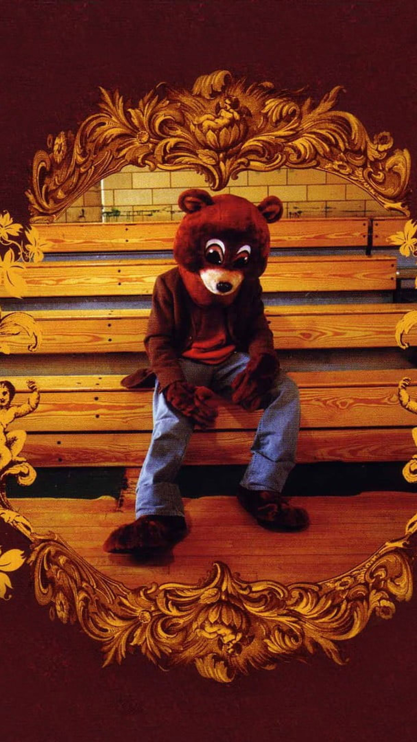 Wallpaper Brown Bear Costume, Hip Hop, Kanye West • Wallpaper For You