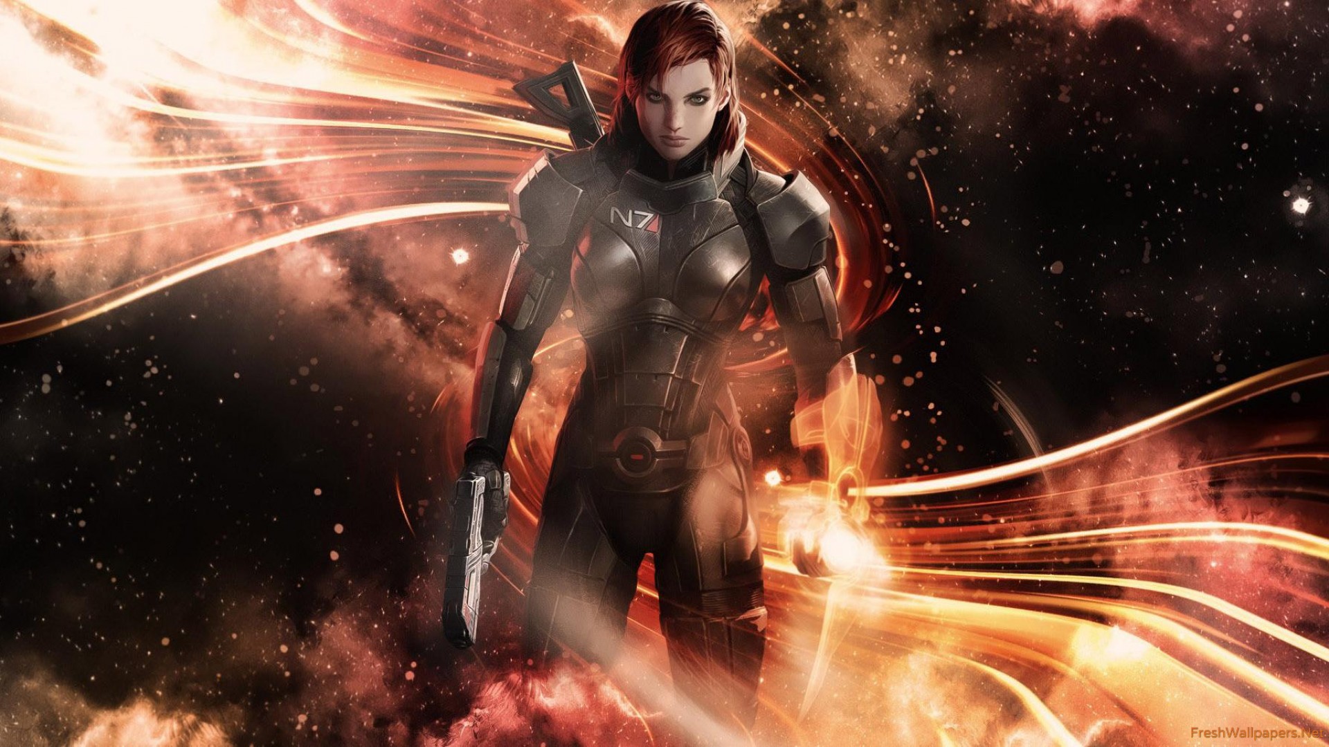 Commander Shepard Effect 3 wallpaper