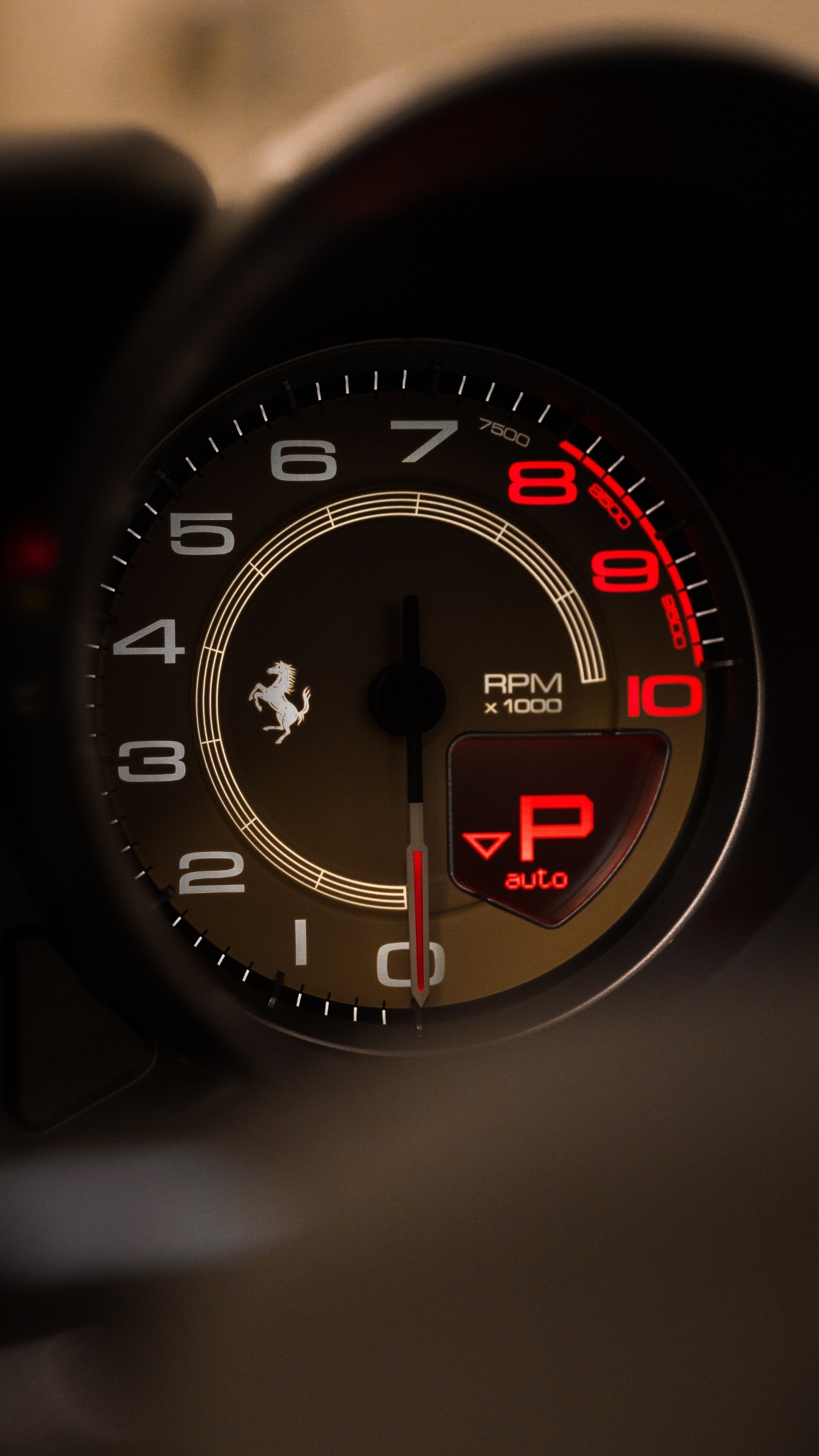 Ferrari Car Speedometer High Res Android Wallpaper