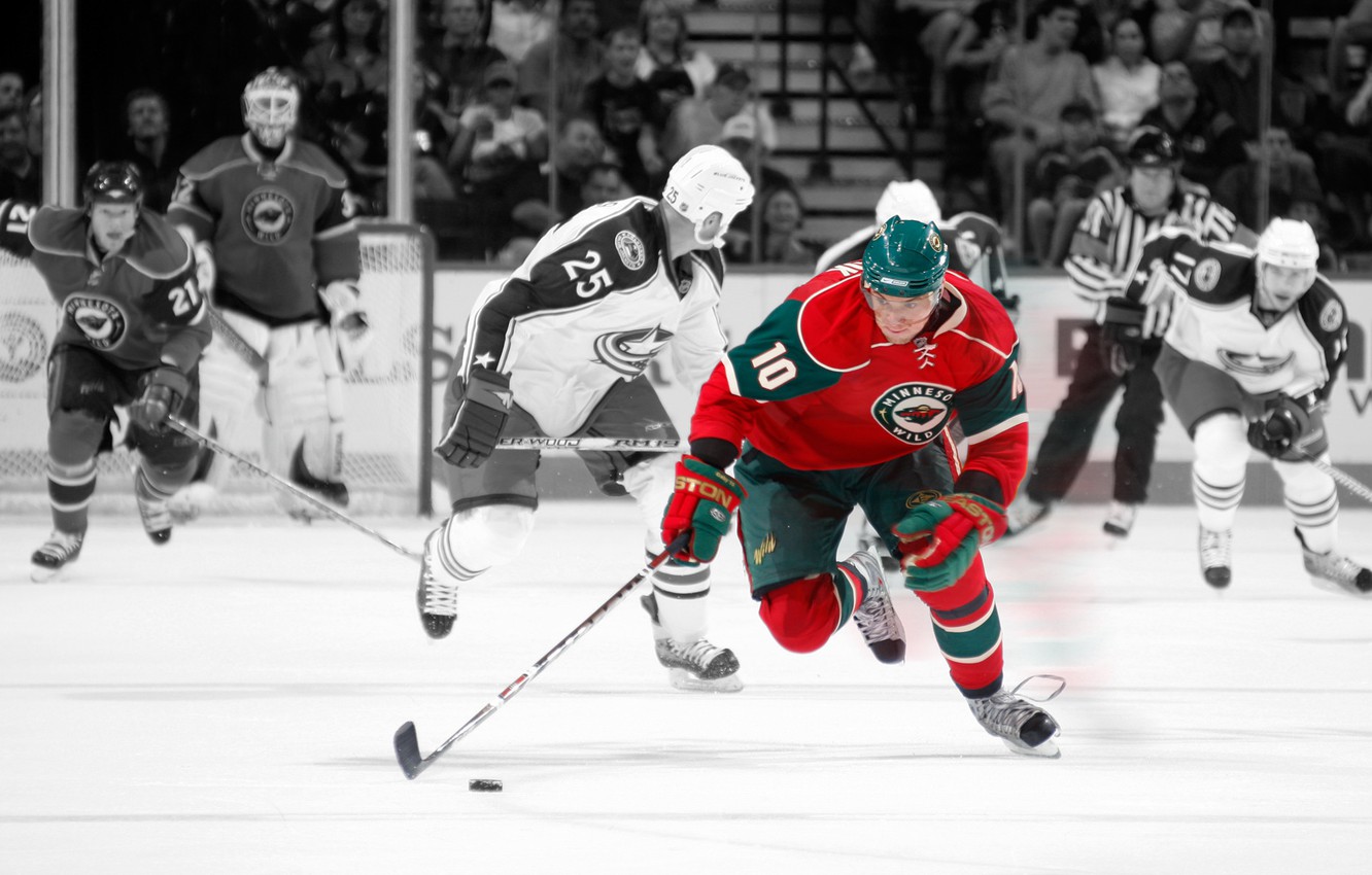 Wallpaper the game, washer, NHL, players stick, Minnesota Wild, NHL ice hockey image for desktop, section спорт