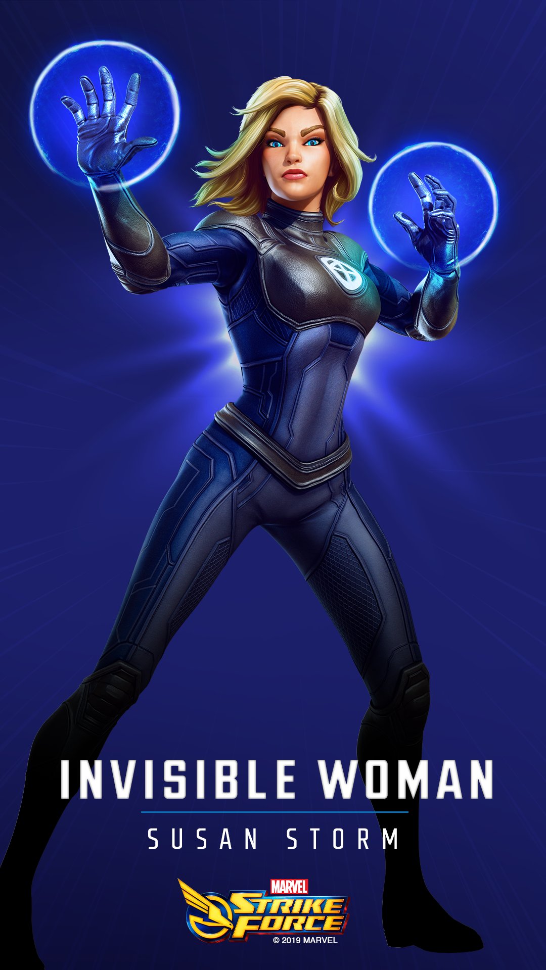 MARVEL Strike Force 4 mobile wallpaper now. Invisible Woman event later today. Ready?