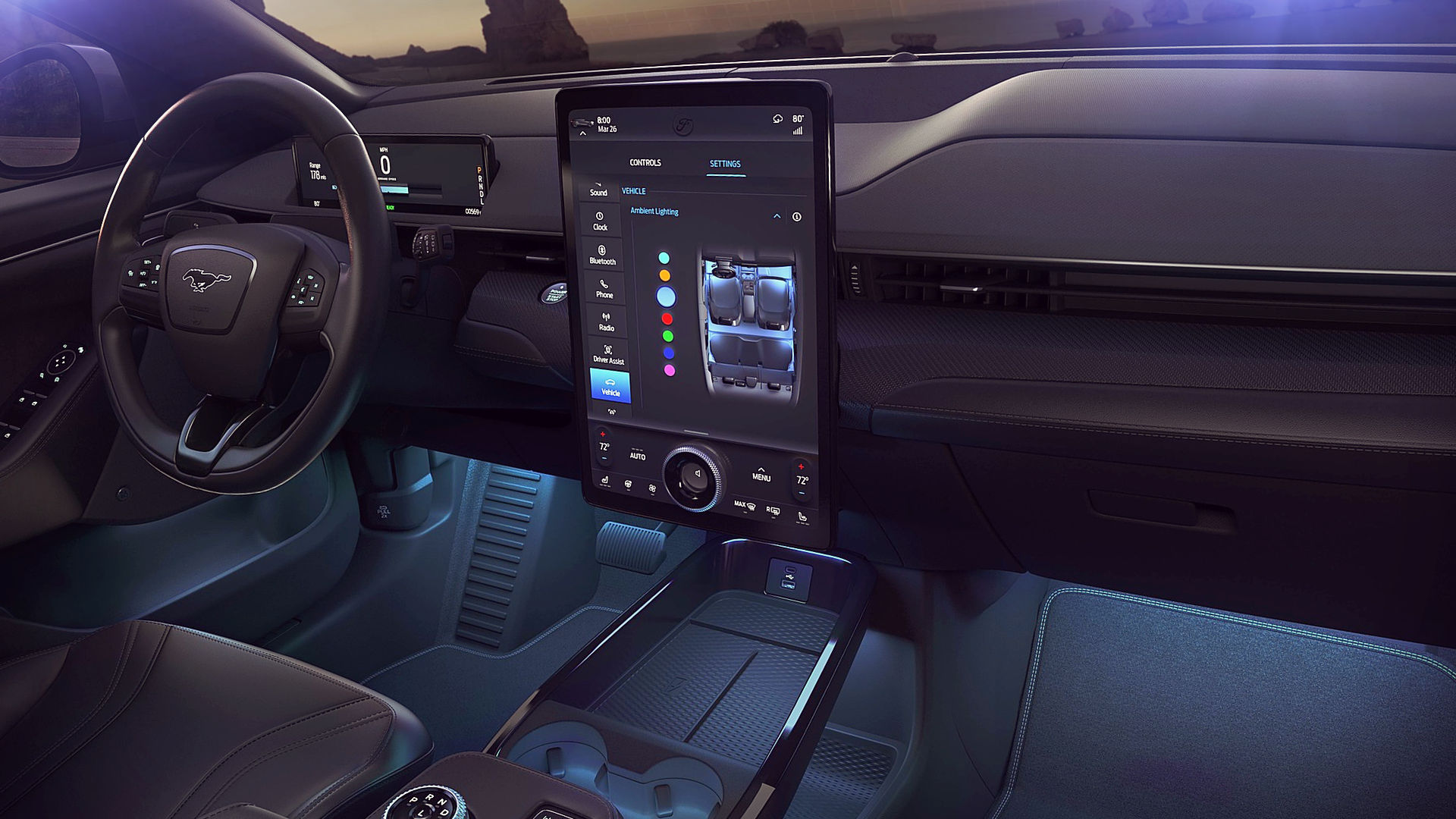 Ford Mustang Mach E Interior Wallpaper