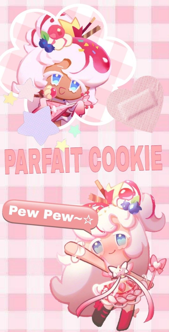 Parfait cookie wallpaper. Cookie parfait, Phone themes, Cookie run