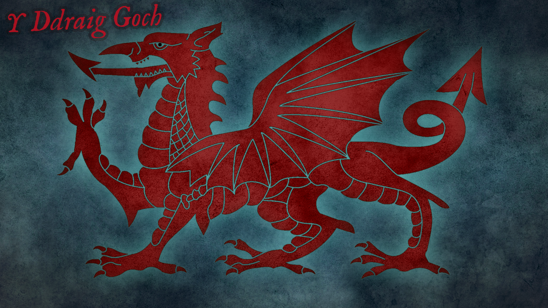 The Welsh dragon, I wanted to see what Wonderdaft could do with an image