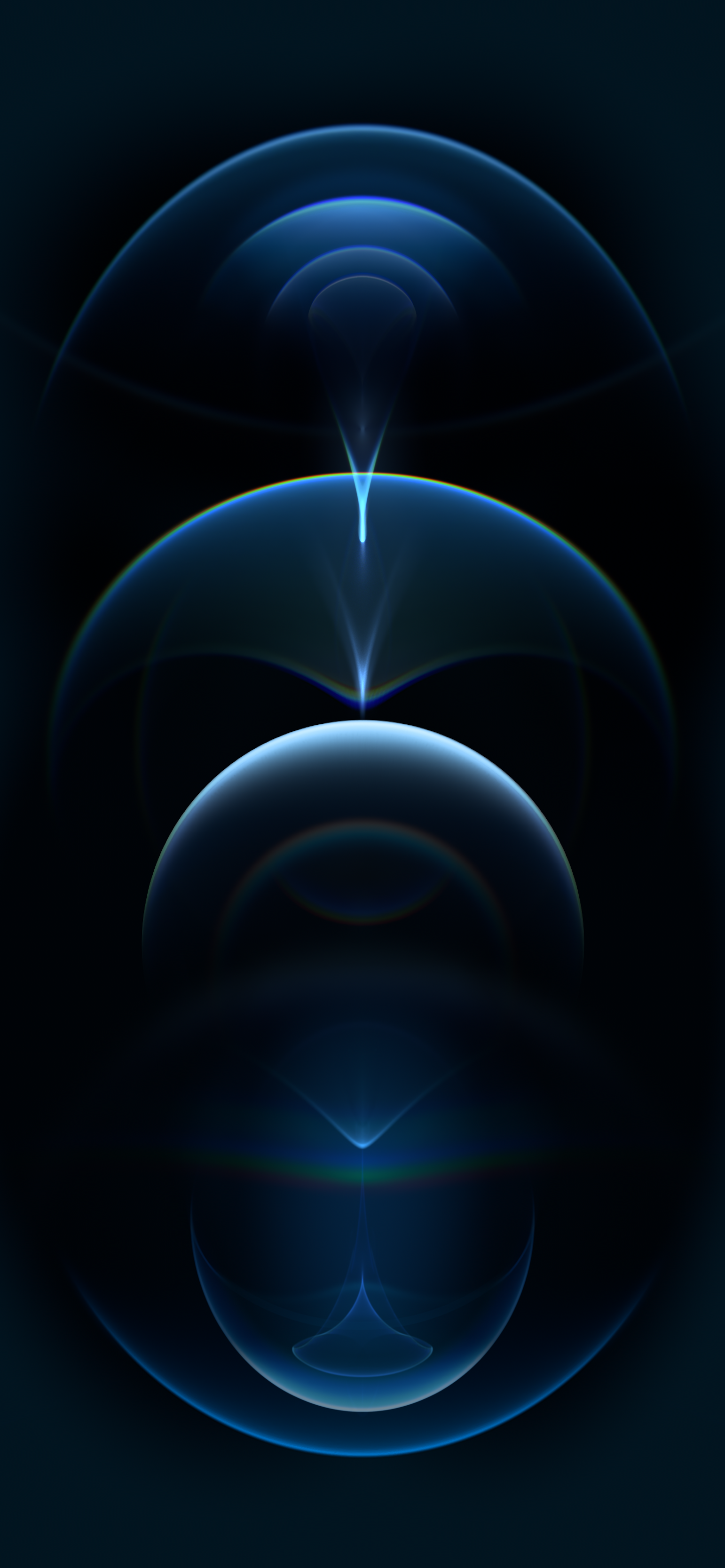 Blue iPhone 12 Wallpaper