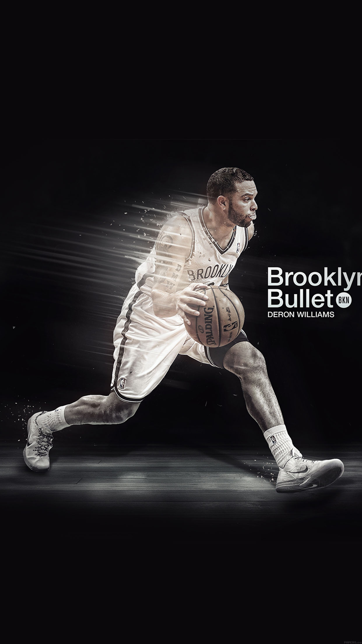 iPhoneXpapers deron williams brooklyn bullet nba basketball sports