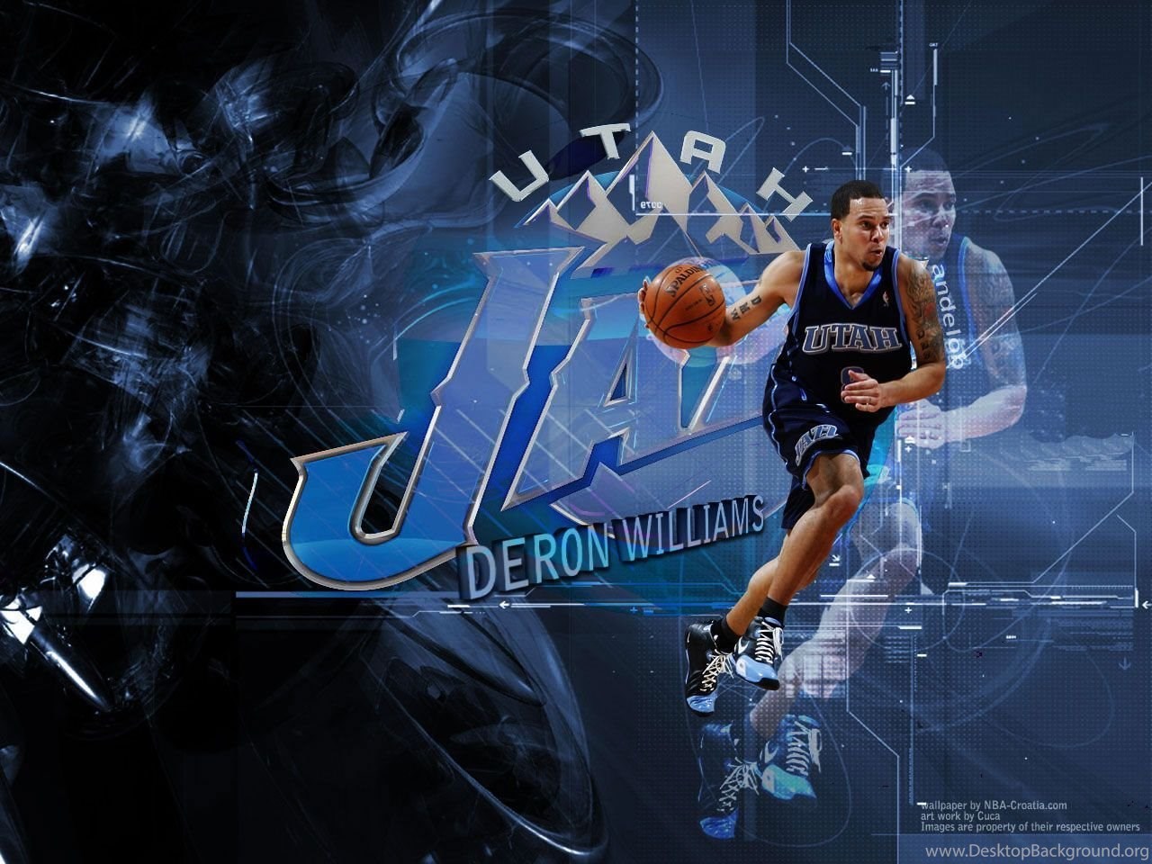 Deron Williams Utah Jazz Wallpaper Desktop Background