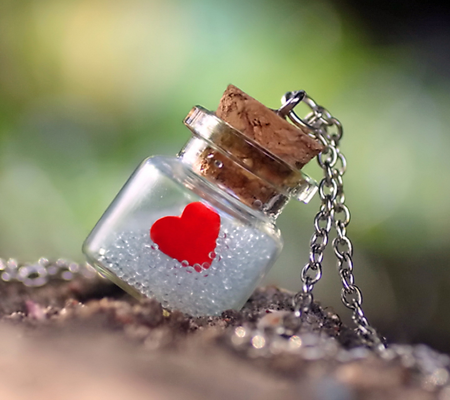 Heart In Bottle Image Best HD
