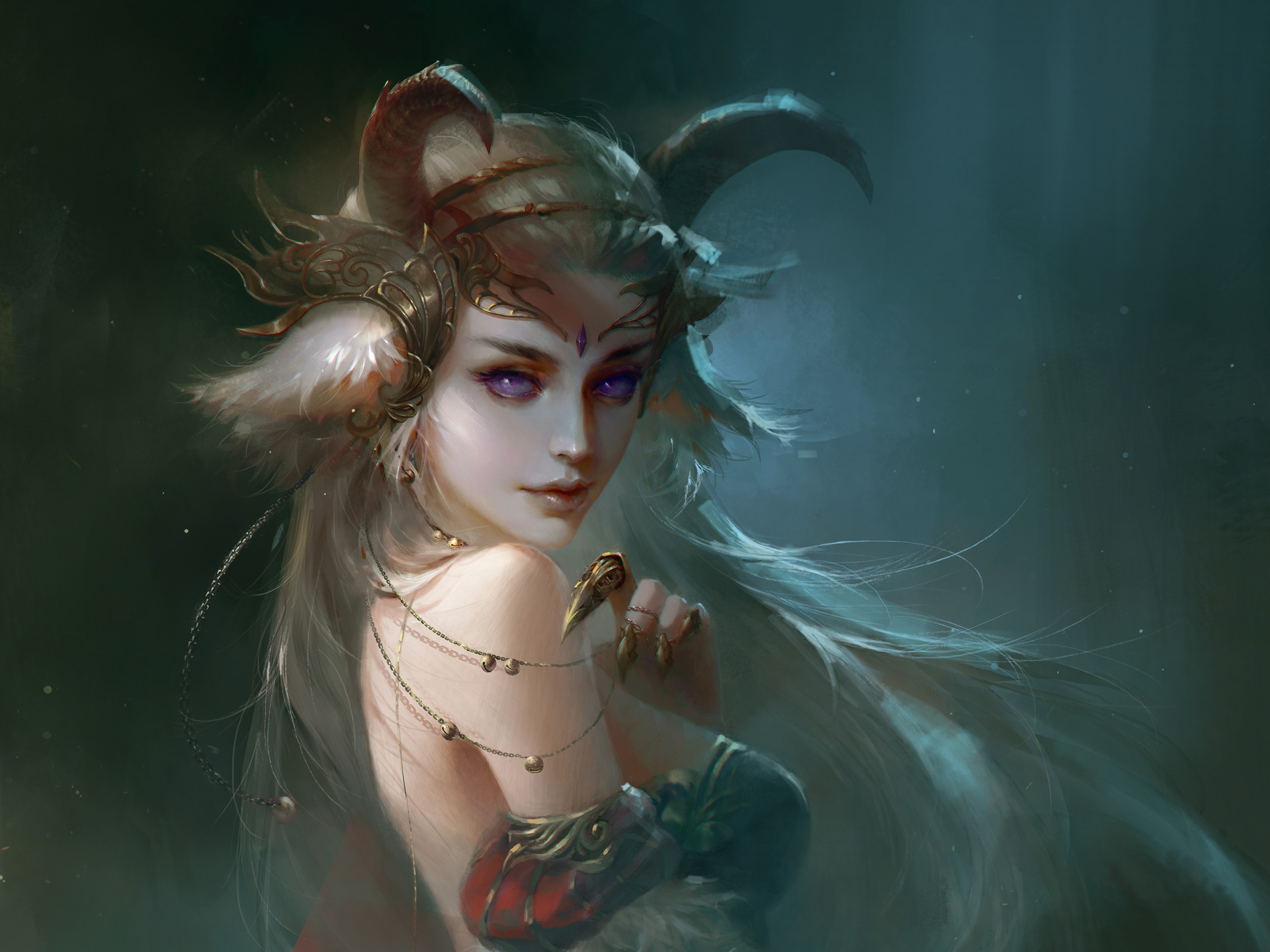 Demon Girl HD Wallpaper