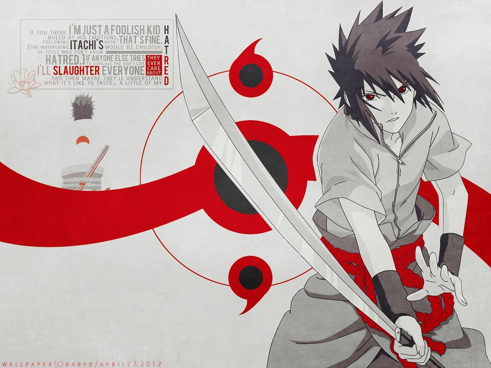 Quotes Uchiha Sasuke Weapons Naruto Shippuden Sharingan 1440 2560