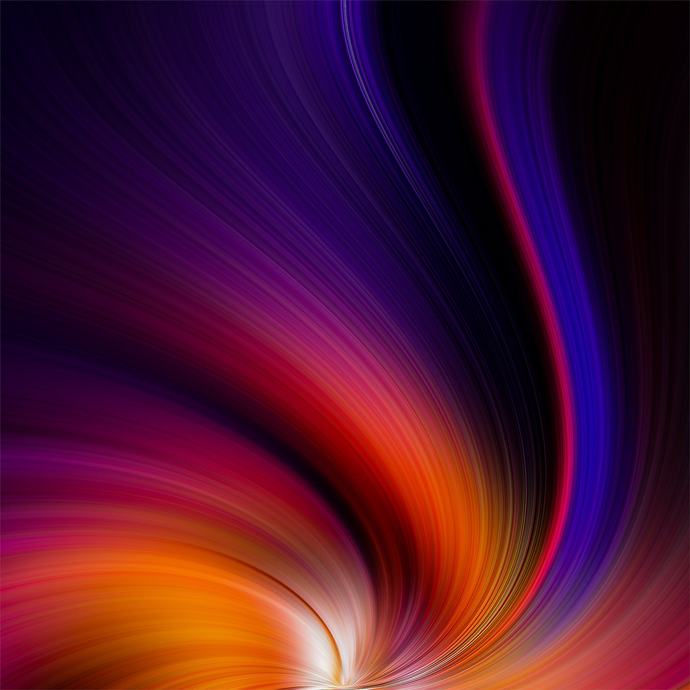 colorful abstract swirl 4k iPad Pro Wallpaper Free Download
