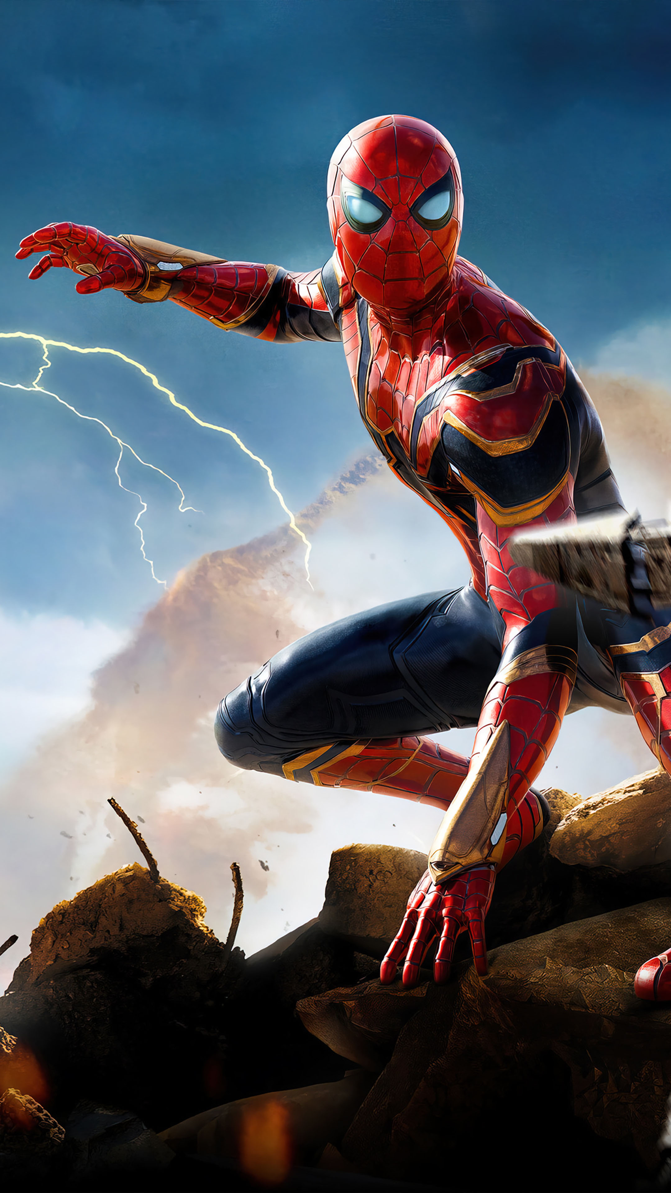 Spider Man Thunder In No Way Home 4K Ultra HD Mobile Wallpaper