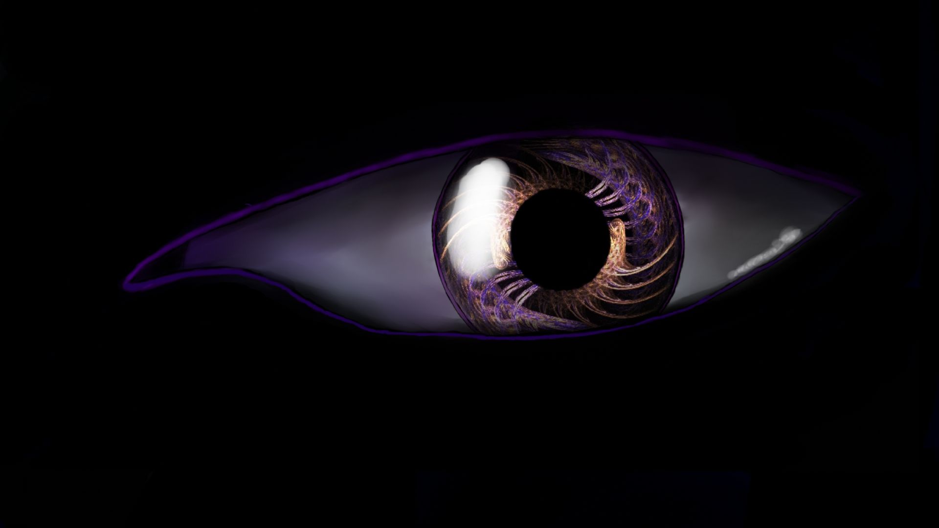 Desktop wallpaper eye, close up, dark, art, HD image, picture, background, 9c8a58