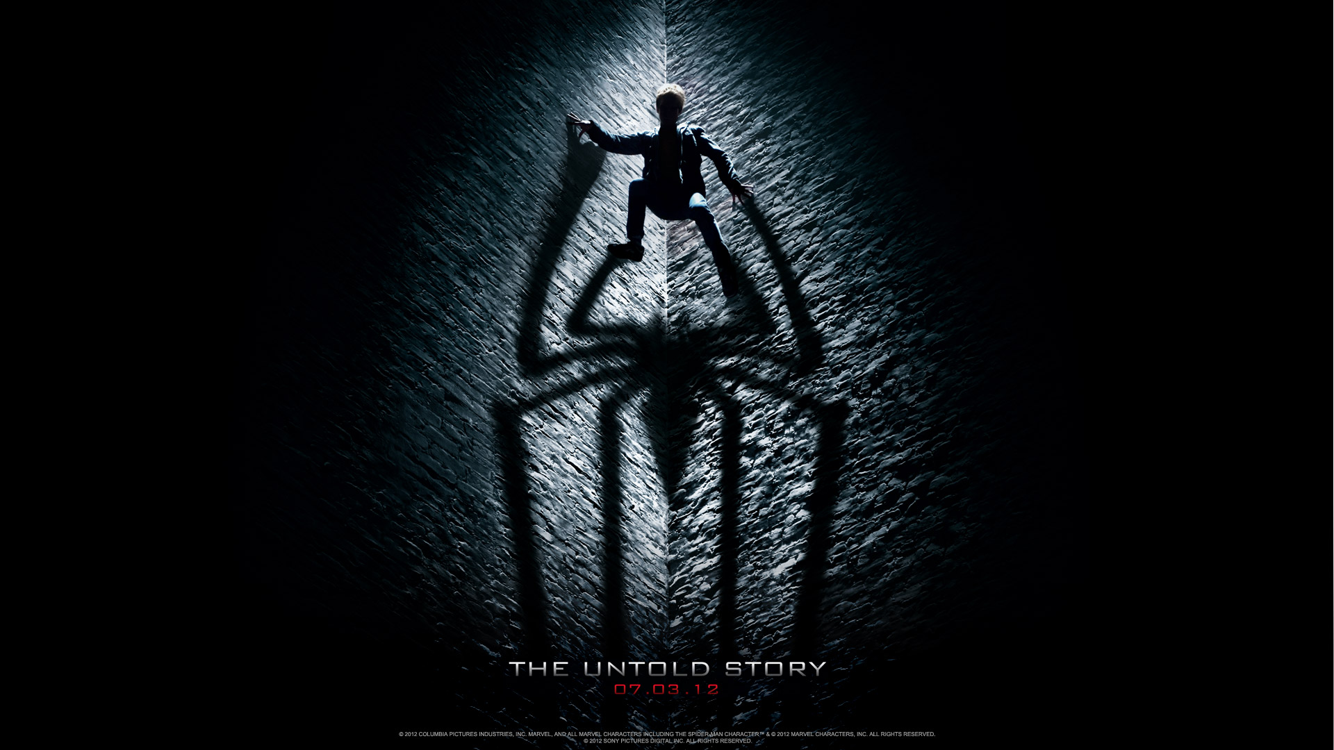 The Amazing Spider Man 2012 Shadow Wallpaper