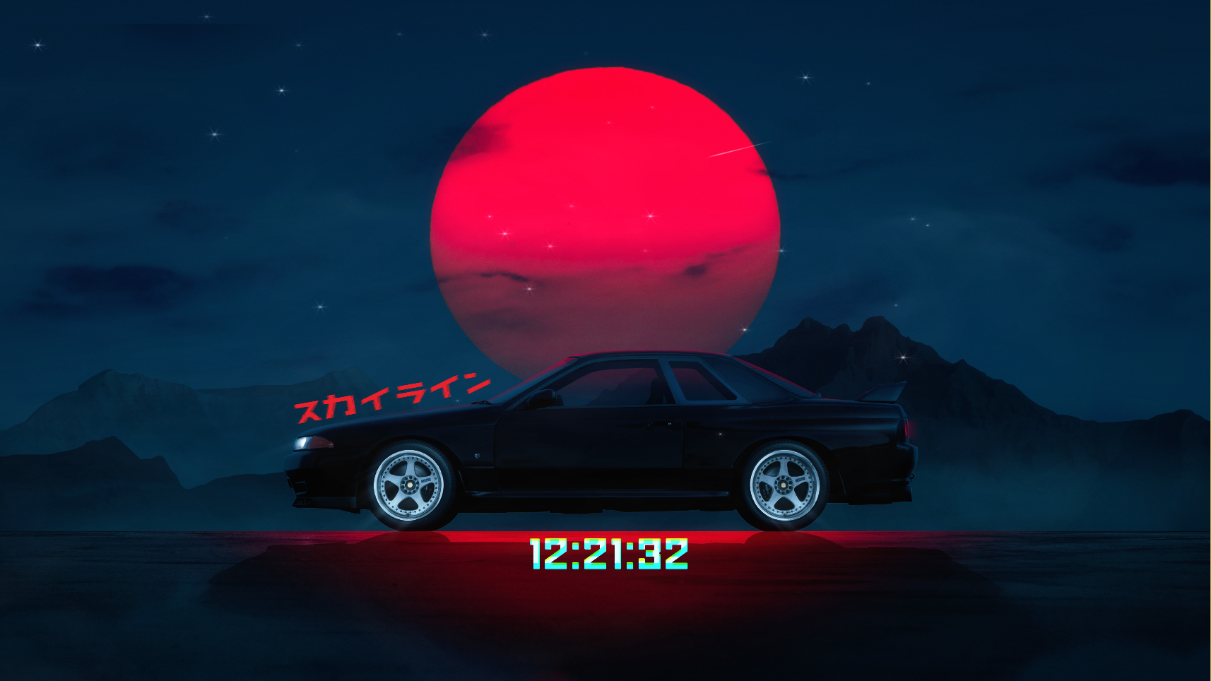 R32 GTR I Just Finished Really Simple And My First Created Wallpaper On Wallpaper Engine (background Created By U Acoolrocket ) (workshop Link In Comments)