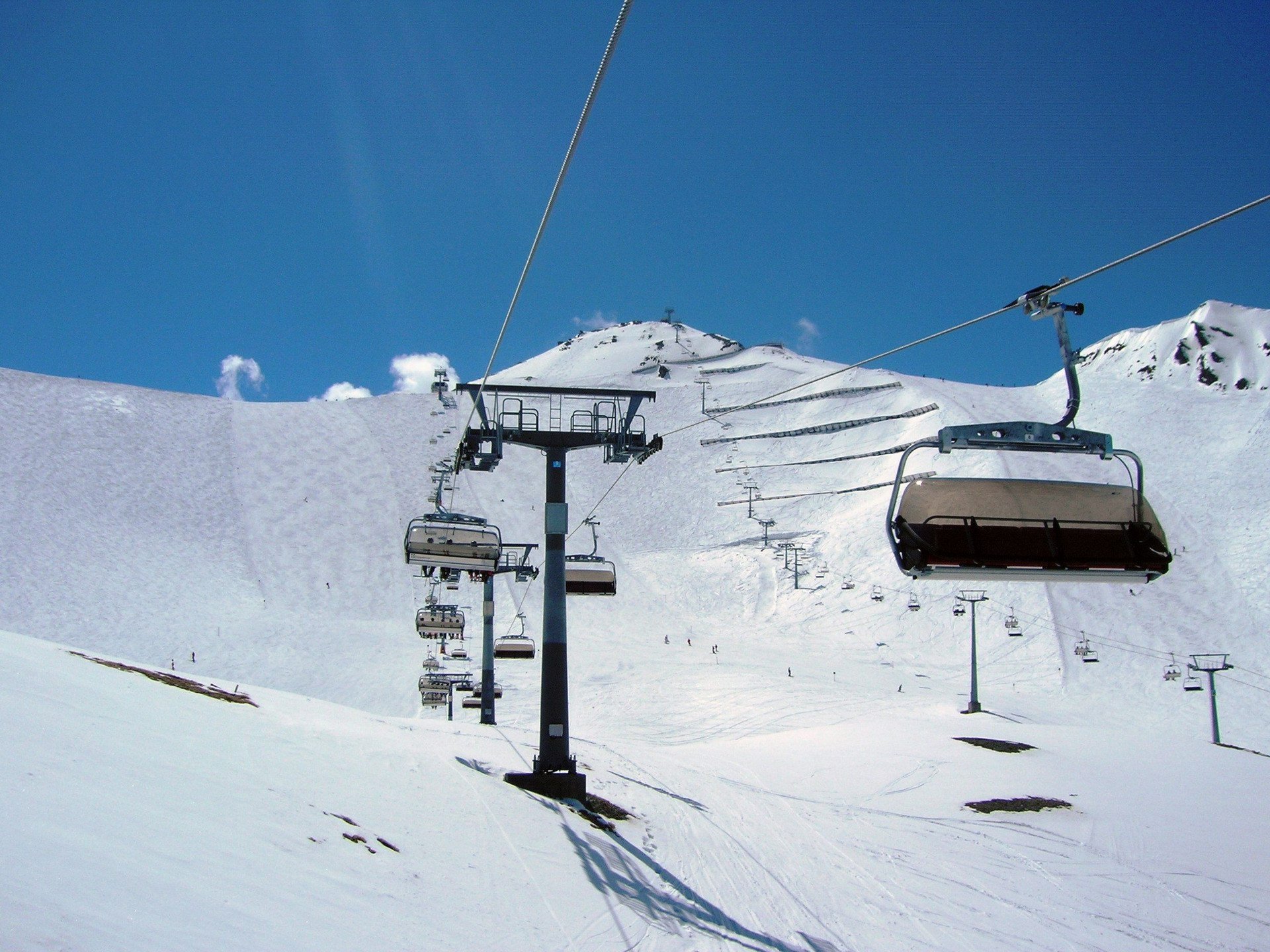 ski, Lift, Skiing, Snowboarding, Winter, Snow, Mountains Wallpaper HD / Desktop and Mobile Background