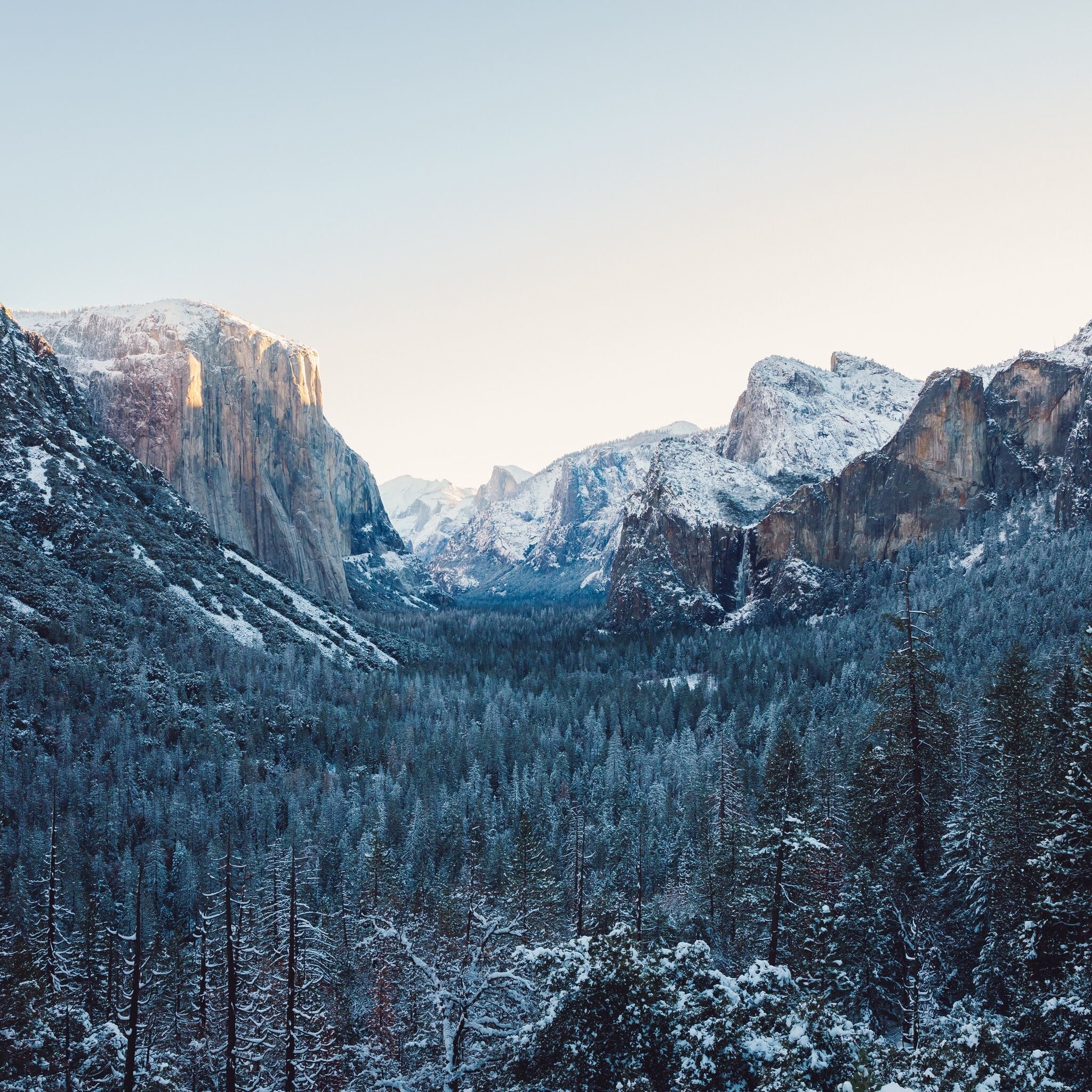 Yosemite Winter 4k iPad Air HD 4k Wallpaper, Image, Background, Photo and Picture