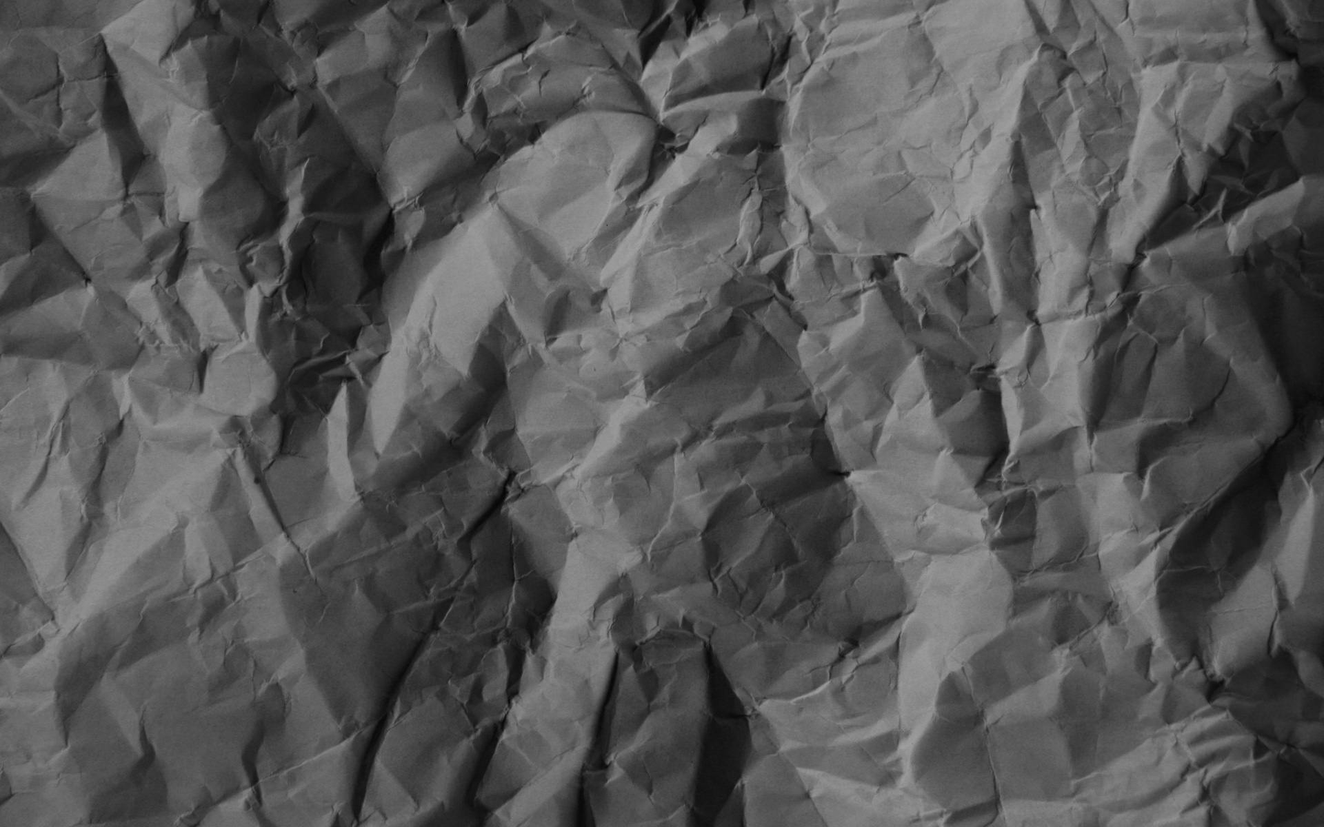 Crumpled Paper Black Background HD Wallpaper