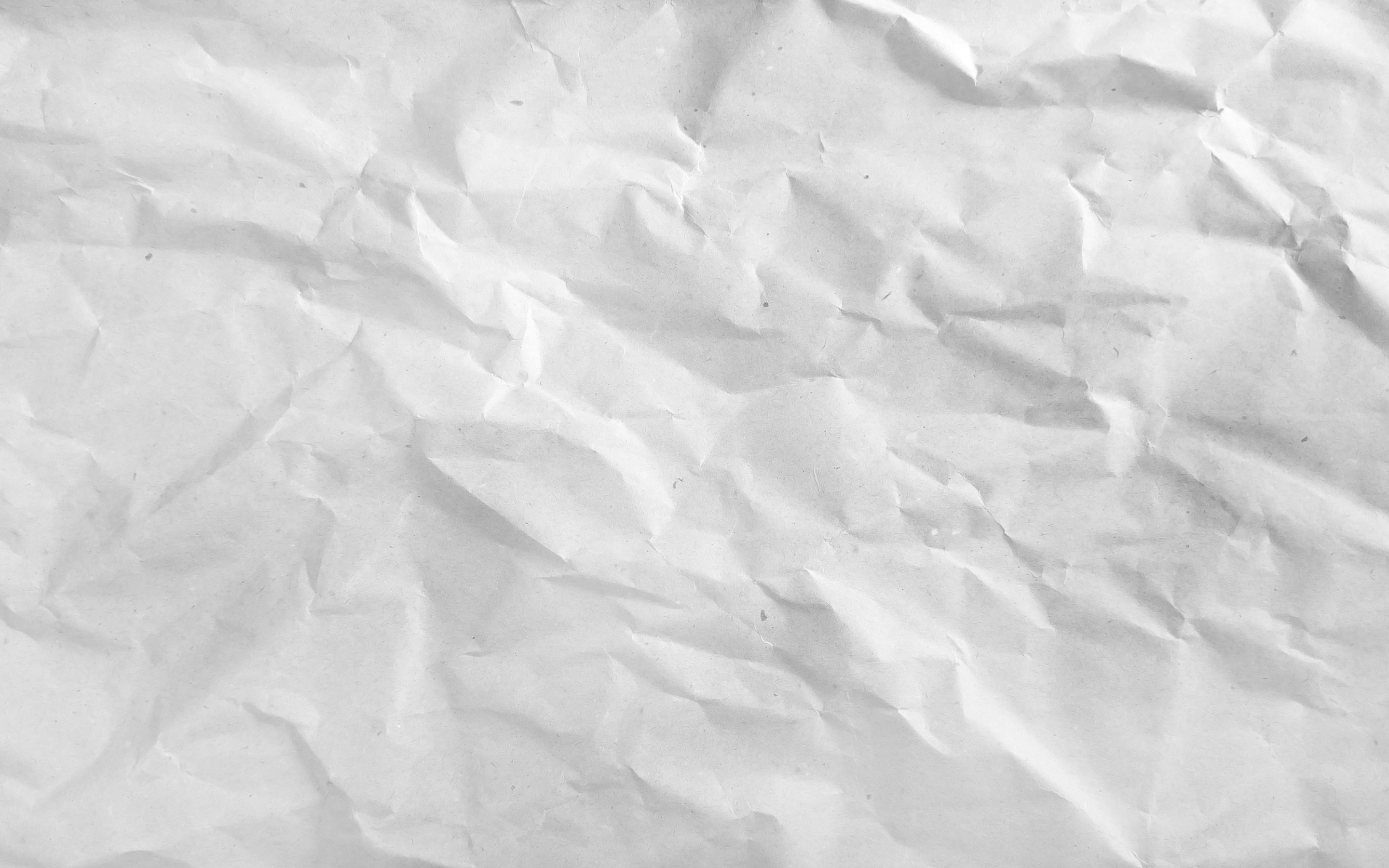 Download wallpaper crumpled paper texture, white crumpled paper background, paper texture, white paper, crumpled paper for desktop with resolution 2880x1800. High Quality HD picture wallpaper