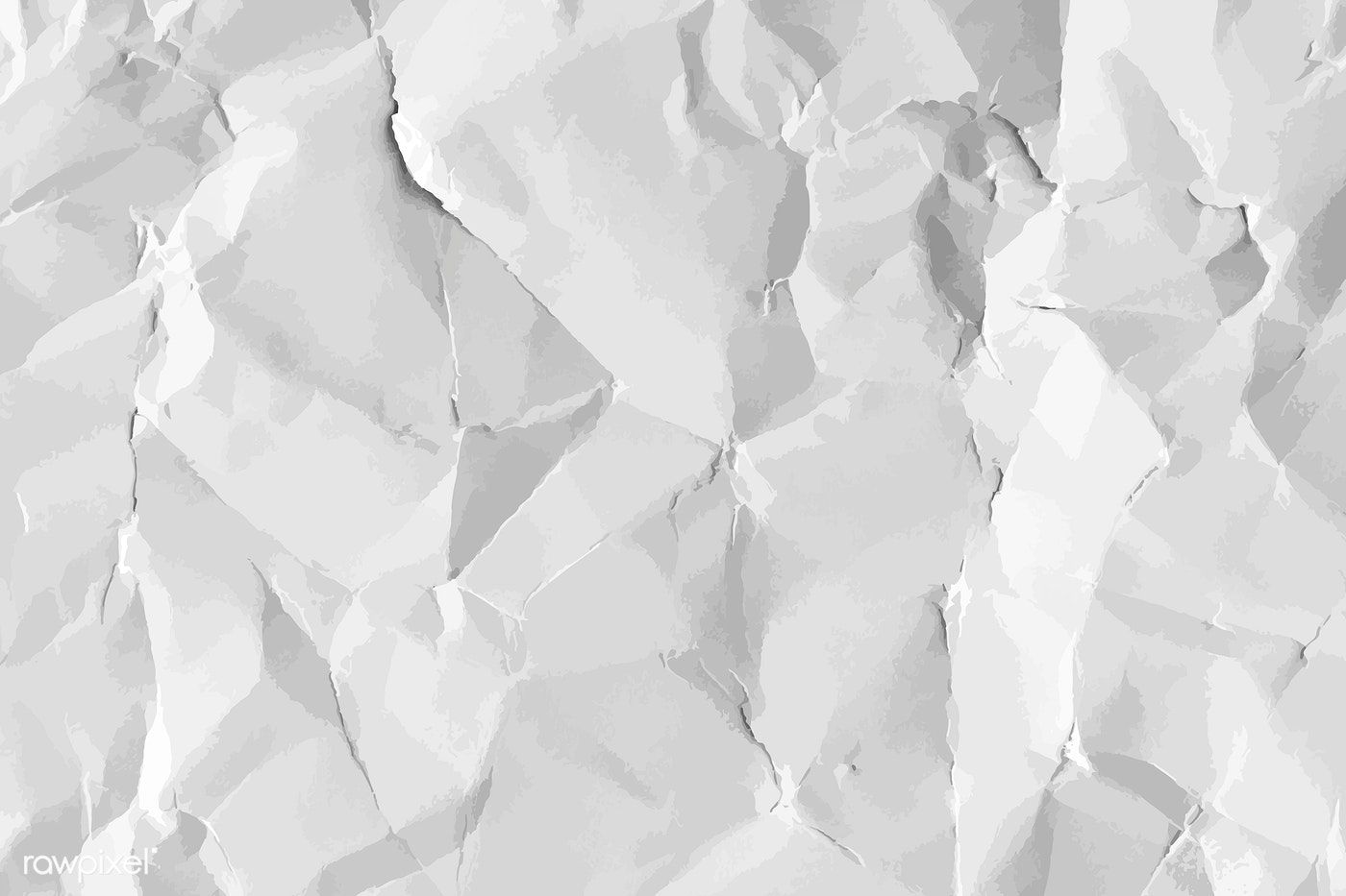 White crumpled paper textured background vector. free image by rawpixel.com / Niwat. Crumpled paper textures, Paper texture, Crumpled paper texture background