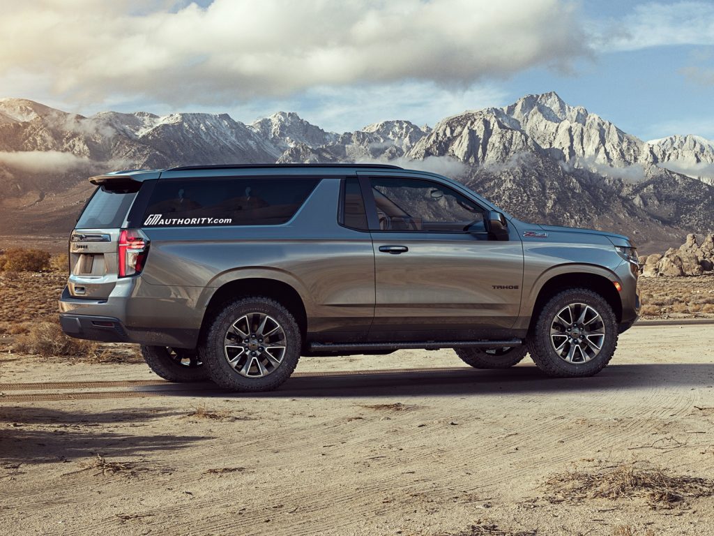 Chevy Tahoe Z71 Two Door Rendered