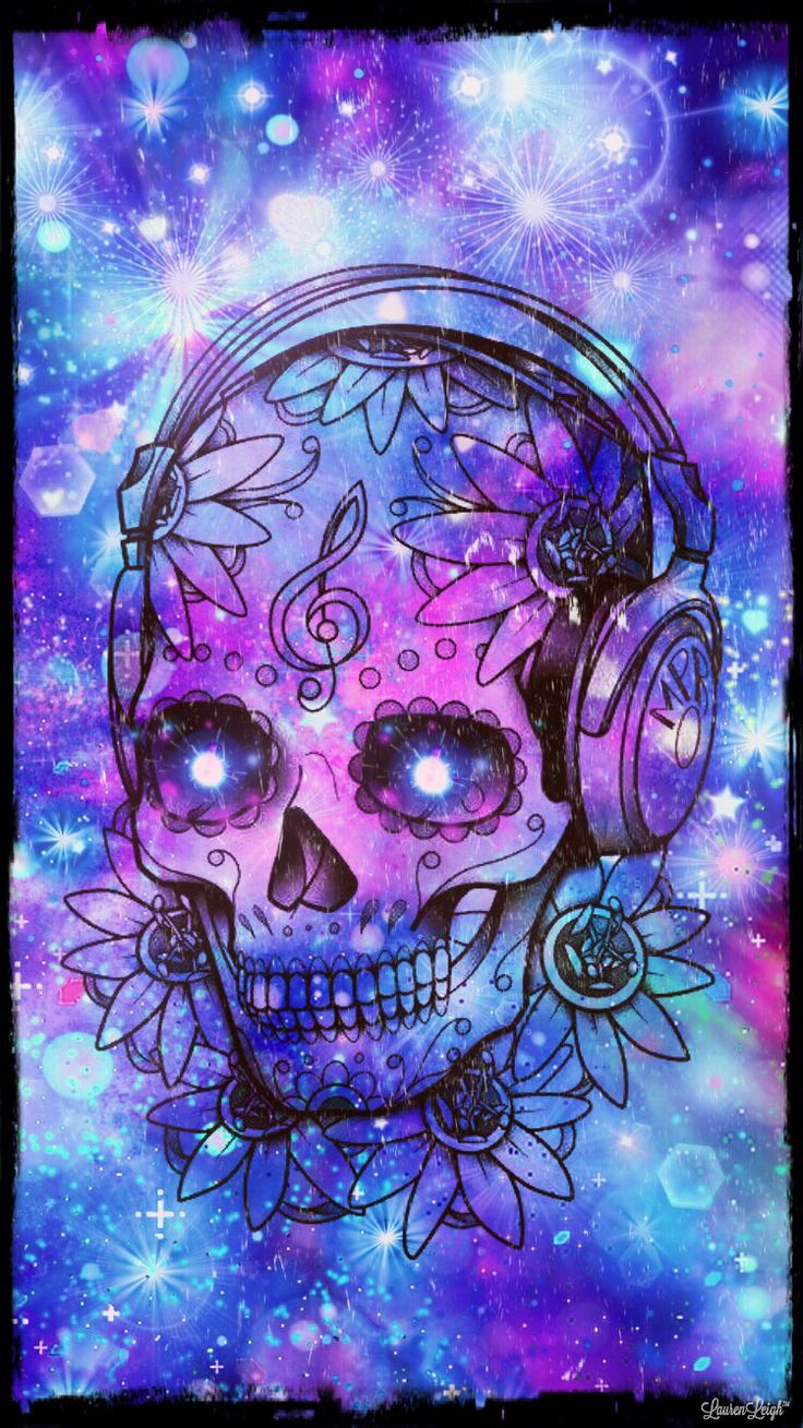 Galaxy Skull. Skull wallpaper, Skull picture, Beautiful dark art