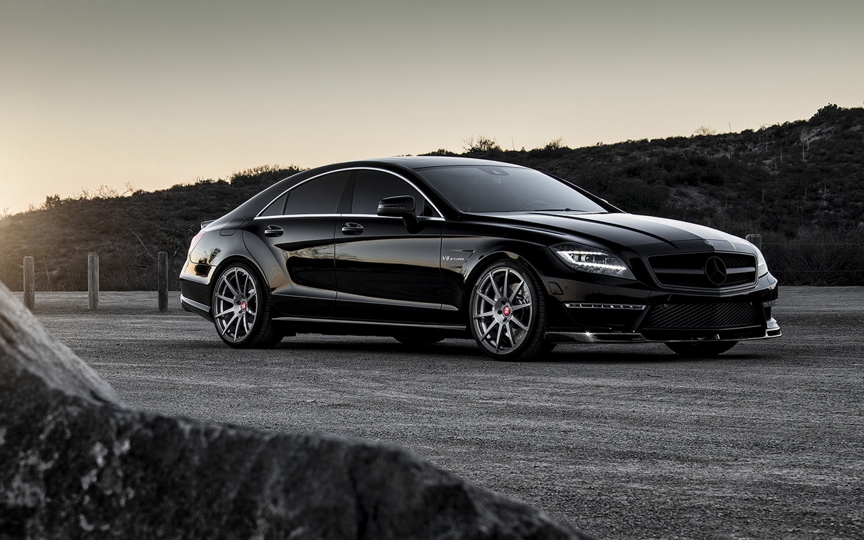 Mercedes Benz CLS 63 AMG Tuning Car Wallpaperx1050