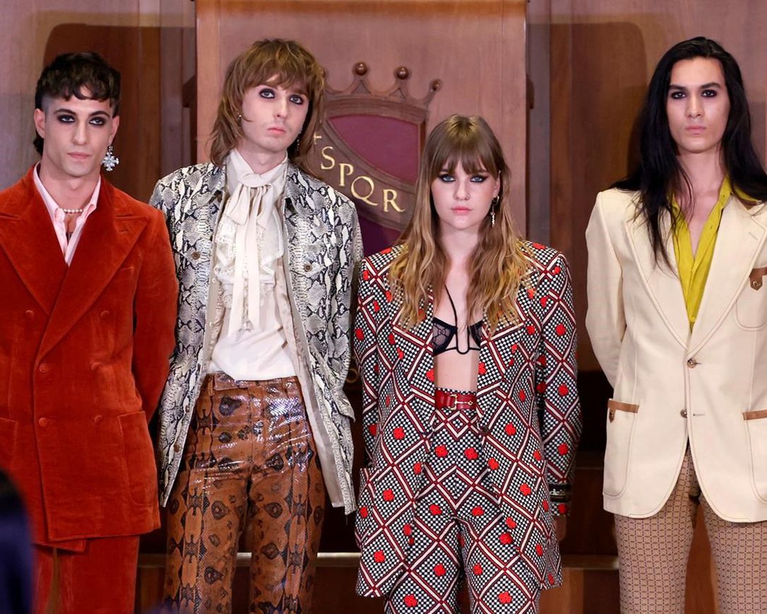 Italian rockers Maneskin enjoy blurring gender stereotypes