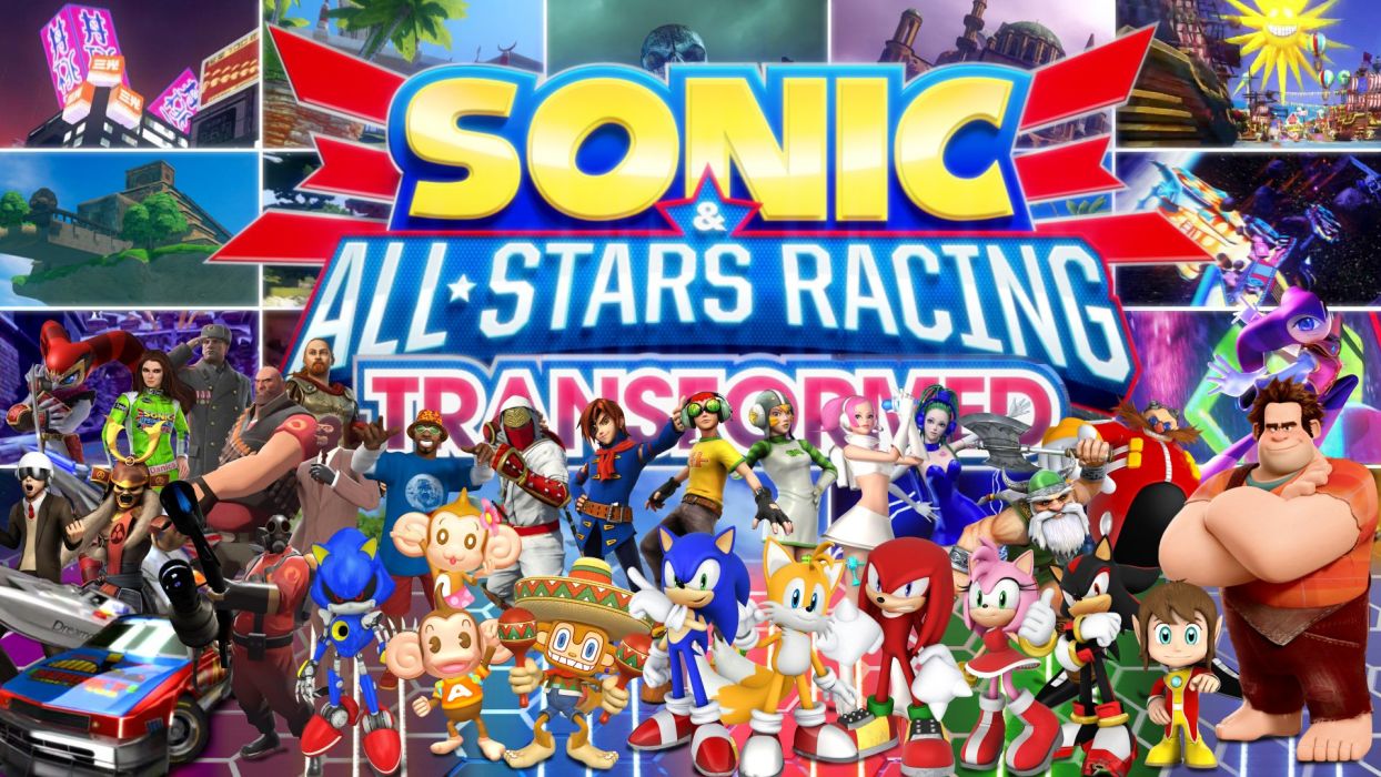 SONIC ALL STARS RACING Sega Race Family Hedgehog Wallpaperx1080