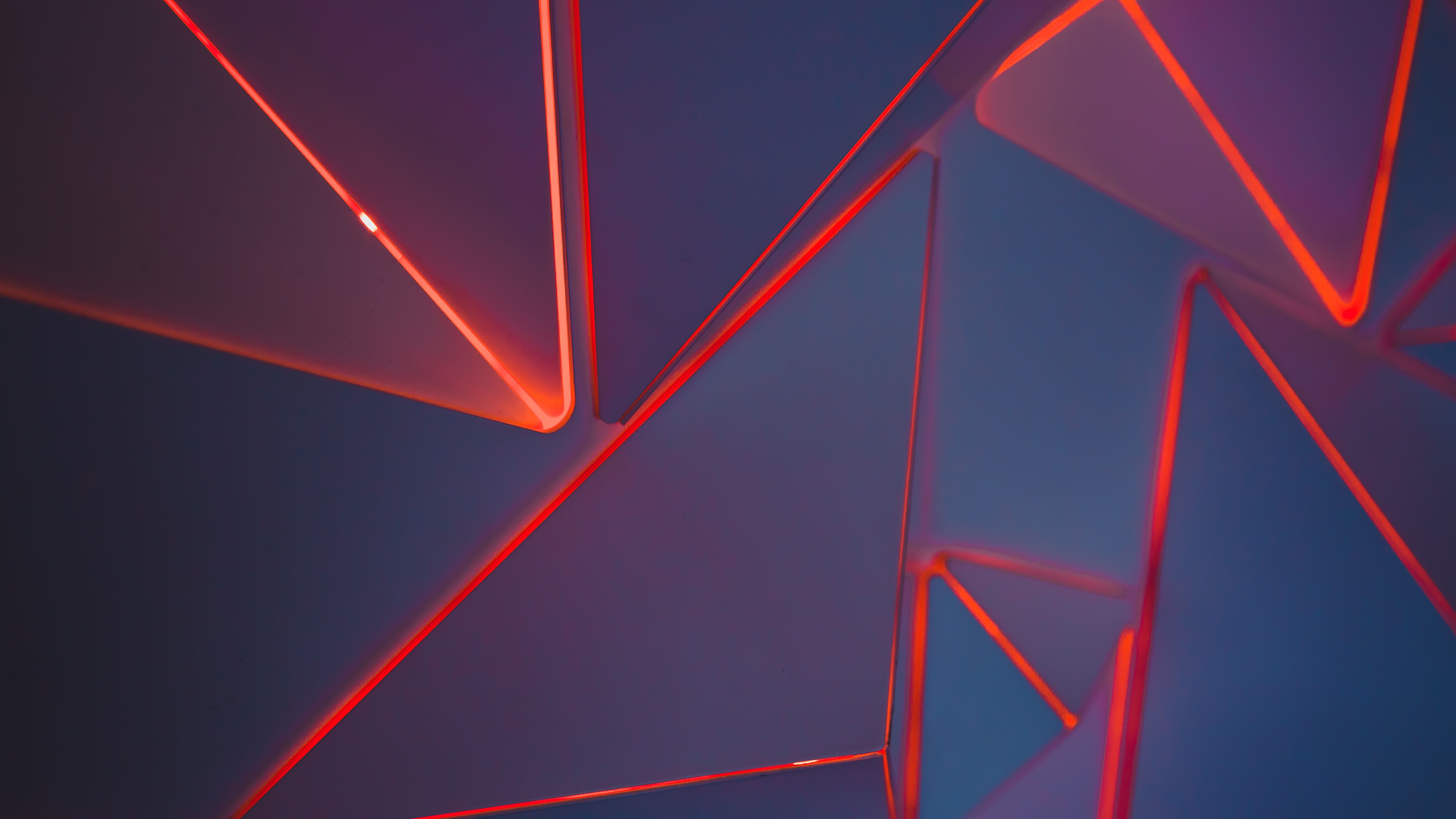 Neon Geometric Wallpaper