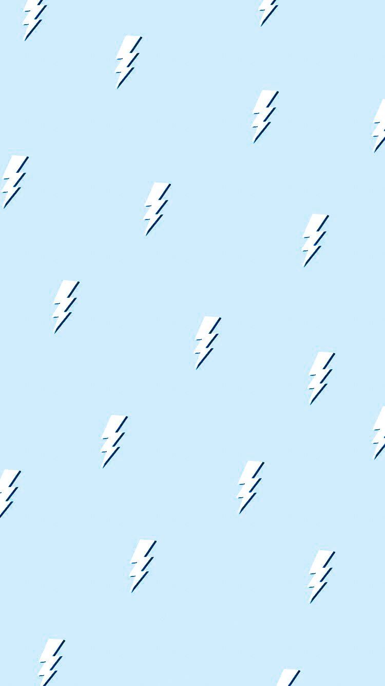 Blue lightning. Phone wallpaper patterns, Preppy wallpaper, Phone wallpaper boho