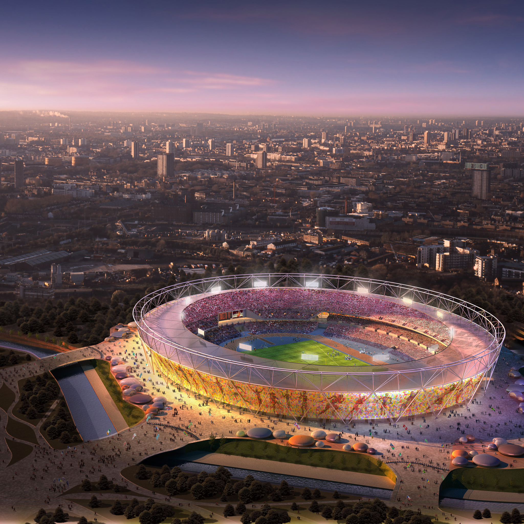 London Stadium Wallpaper for iPhone 11, Pro Max, X, 8, 7, 6