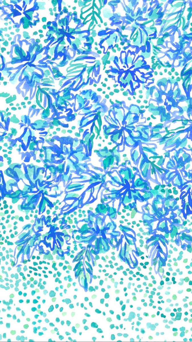 Blue Preppy Wallpaper