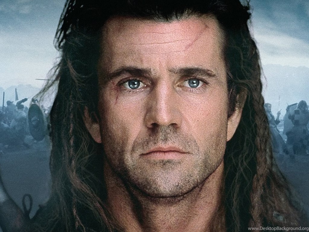 Braveheart Movie, Mel Gibson, William Wallace, Faces. Desktop Background
