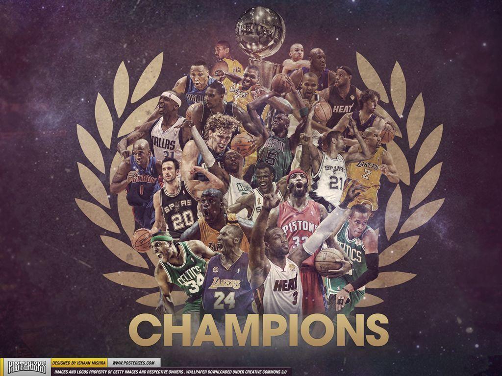 NBA Champions 1999 2012 (WALLPAPER)