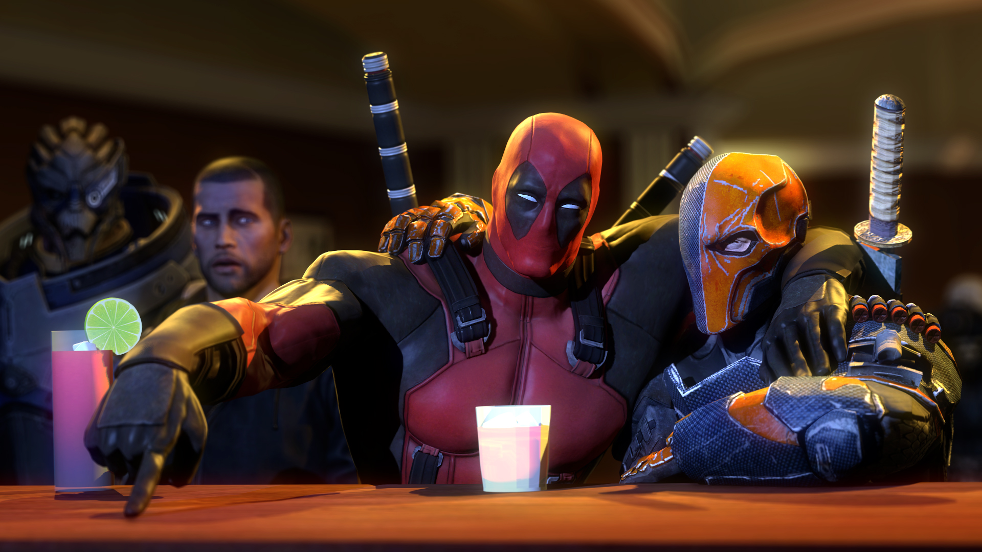 Watch Deadpool's creator hilariously explain why he didn't rip off Deathstroke
