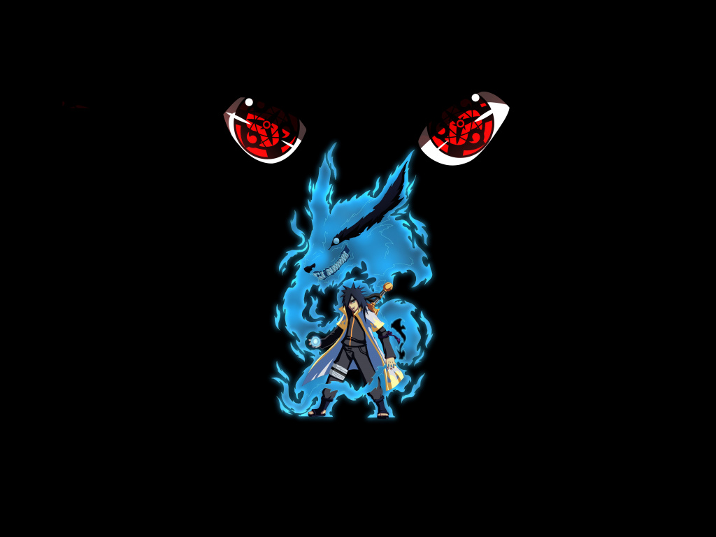 Download Naruto, minimal, anime, art wallpaper, 1024x768, Standard 4:3, Fullscreen