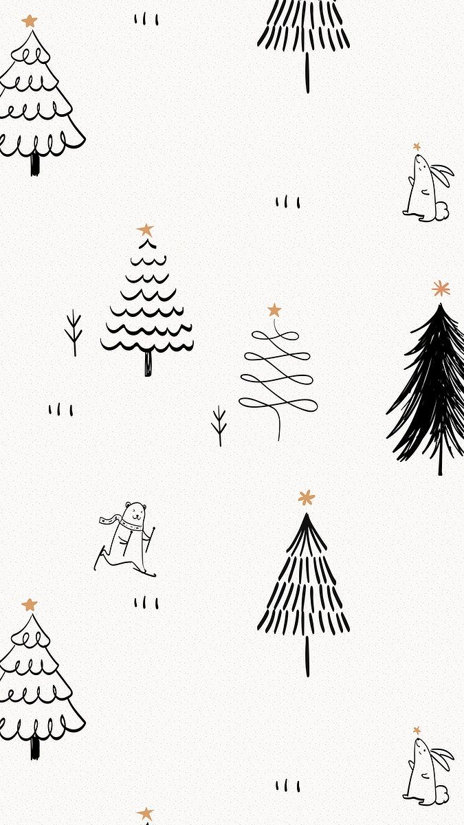 Wallpaper. Wallpaper iphone christmas, Doodle patterns, iPhone wallpaper