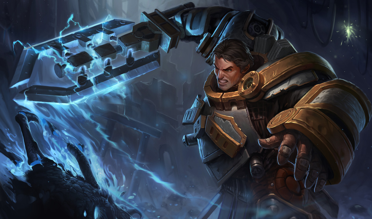 NERFPLZ.LOL Garen Wallpaper (Chinese + American)