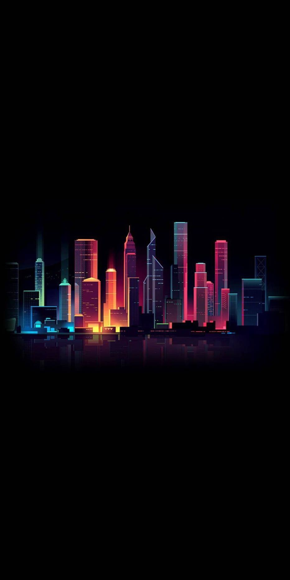 Amoled Dark City iPhone Wallpaper, Best iPhone Wallpaper and iPhone background, WallpaperUpdate, Best iPhone Wallpaper and iPhone background